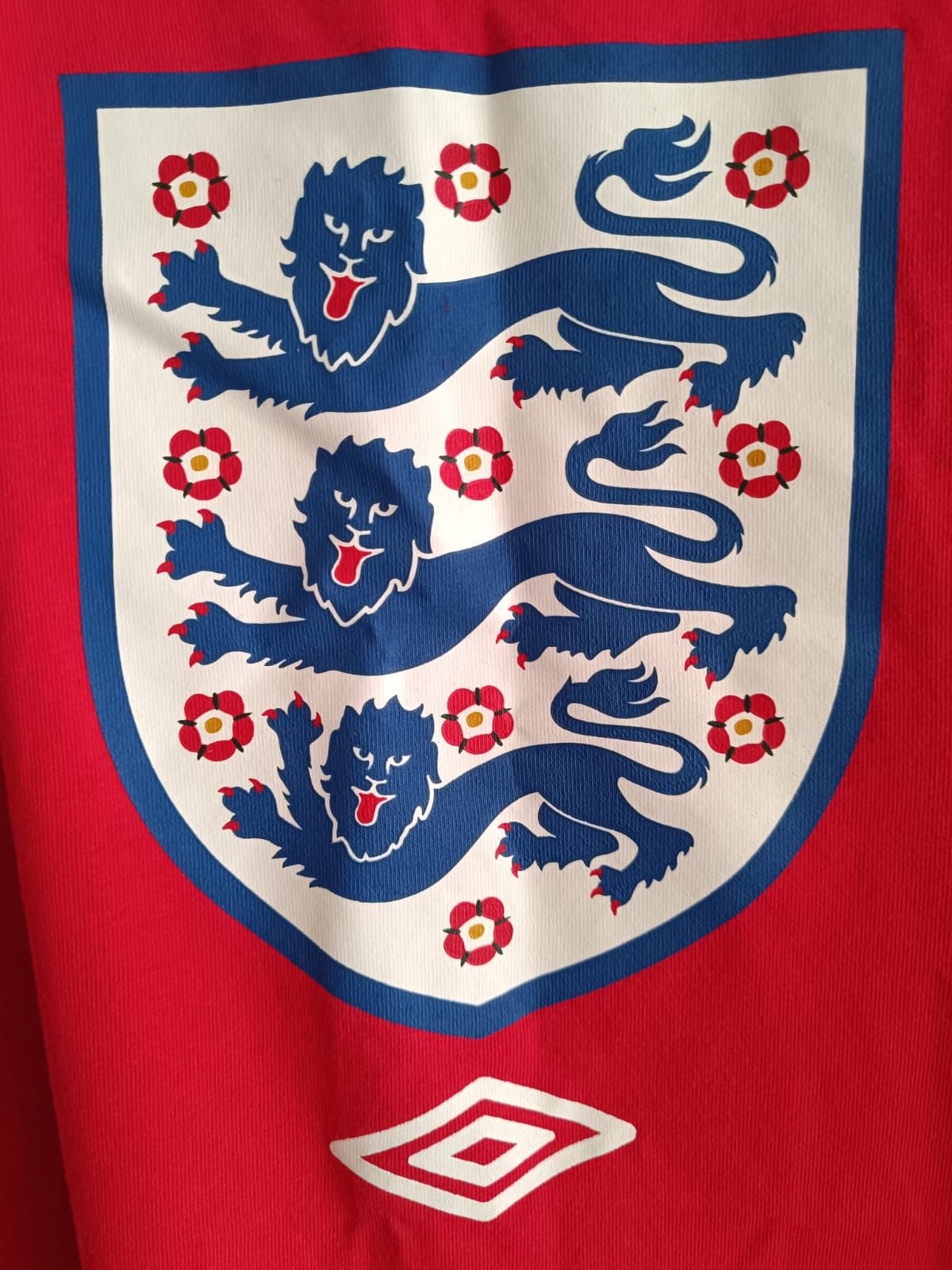 Umbro Umbro England national team vintage sports jersey Size US L / EU 52-54 / 3 - 2 Thumbnail