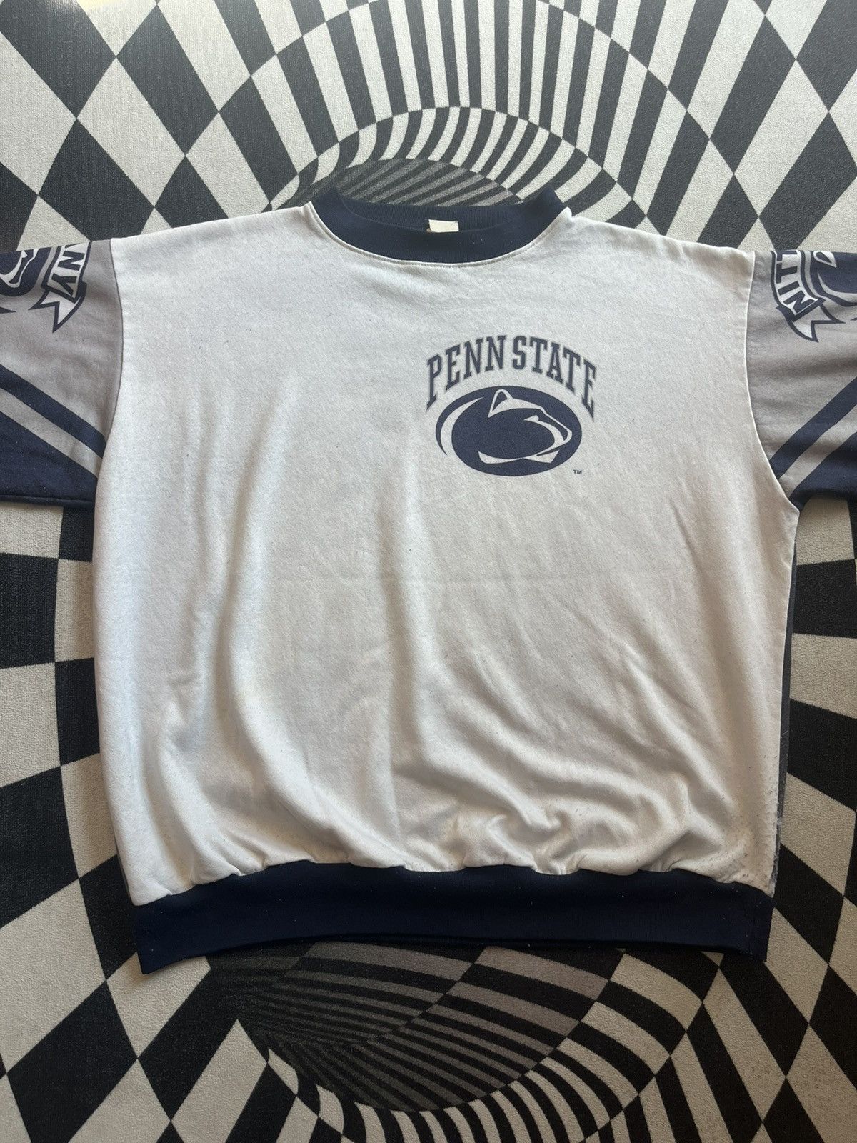 Vintage Vintage PENN STATE NITTANY LIONS Chaik Line 80’s-90’s Tshirt Size US XL / EU 56 / 4 - 4 Thumbnail