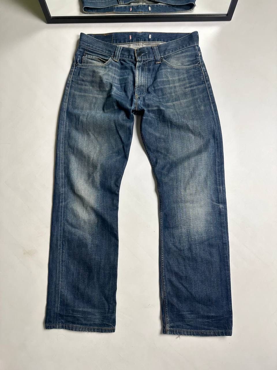 Levi's 90s Vintage 506 Levis Wide USA Super baggy Jean Size US 36 / EU 52 - 6 Thumbnail