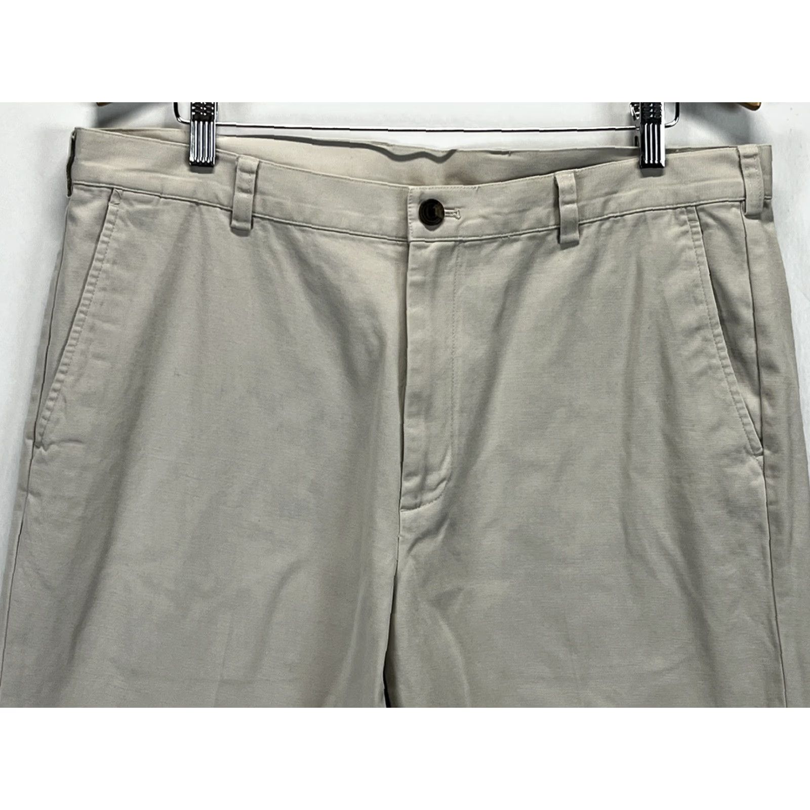 Brooks Brothers Brooks Brothers Men’s Clark Chino Pants 38X30 Beige Flat Front Preppy Regular Men 38 30 VGUC Size US 38 / EU 54 - 2 Thumbnail