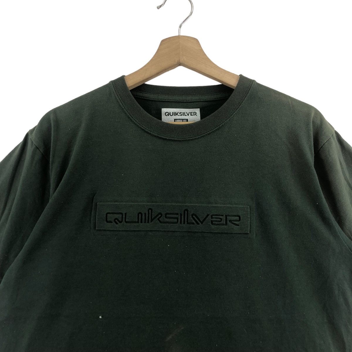 Quiksilver QUIKSILVER SURF Box Logo Embossed Loose Fit Tee Shirt Top Size US L / EU 52-54 / 3 - 2 Thumbnail