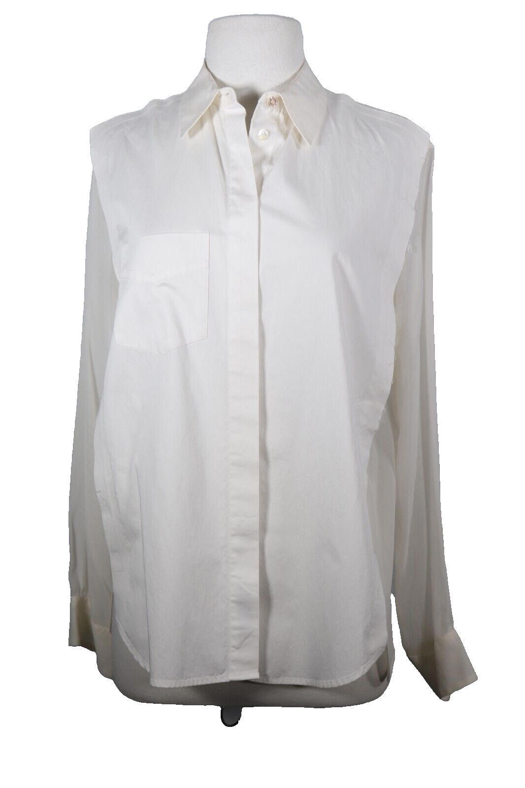 Paul Smith Paul Smith US8 White Button Up Shirt Long Sleeve Blouse Size M / US 6-8 / IT 42-44 - 1 Thumbnail