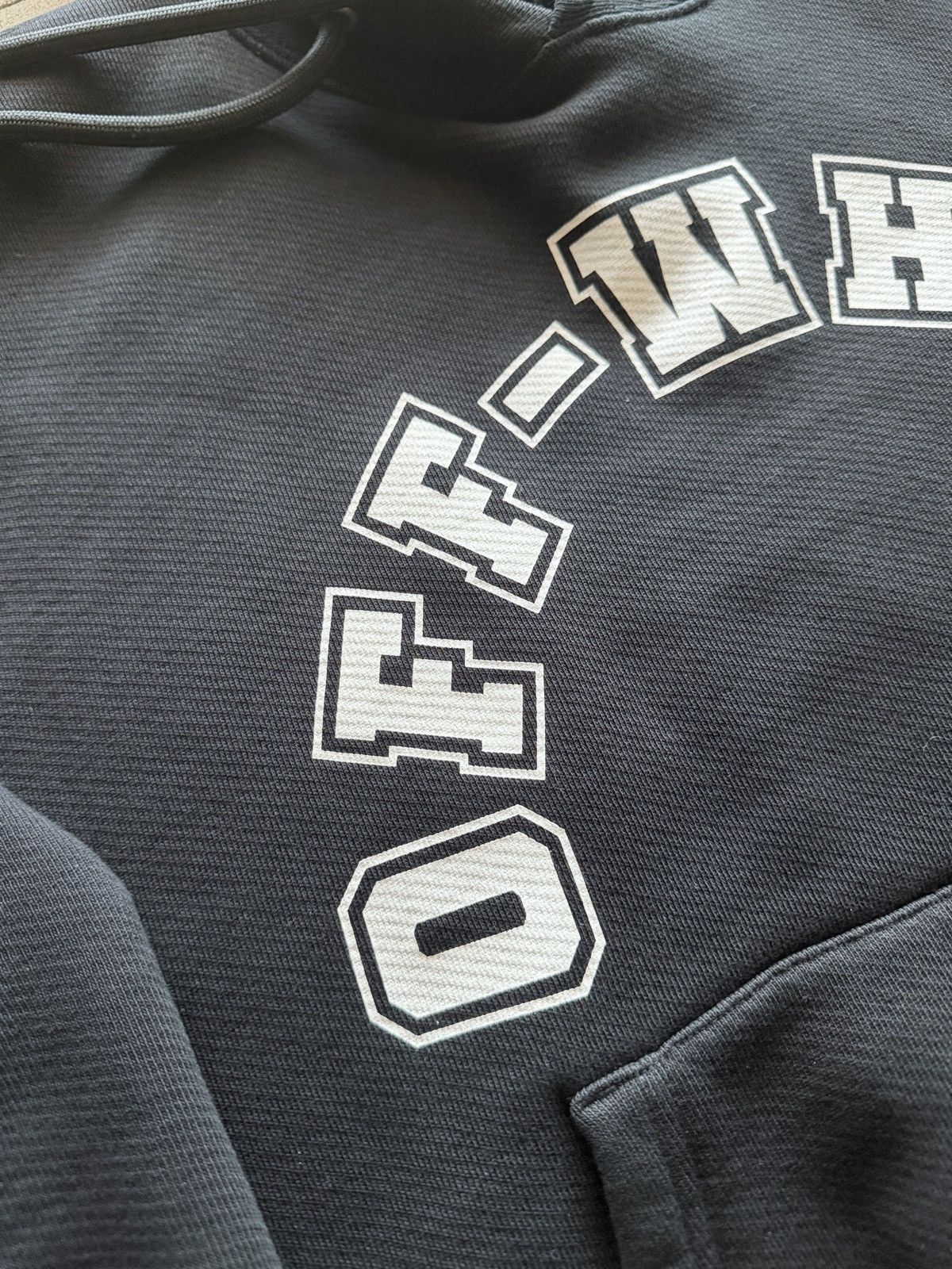 Off-White Off-White - Printed Cotton-Jersey Hoodie - Black Size US S / EU 44-46 / 1 - 5 Thumbnail