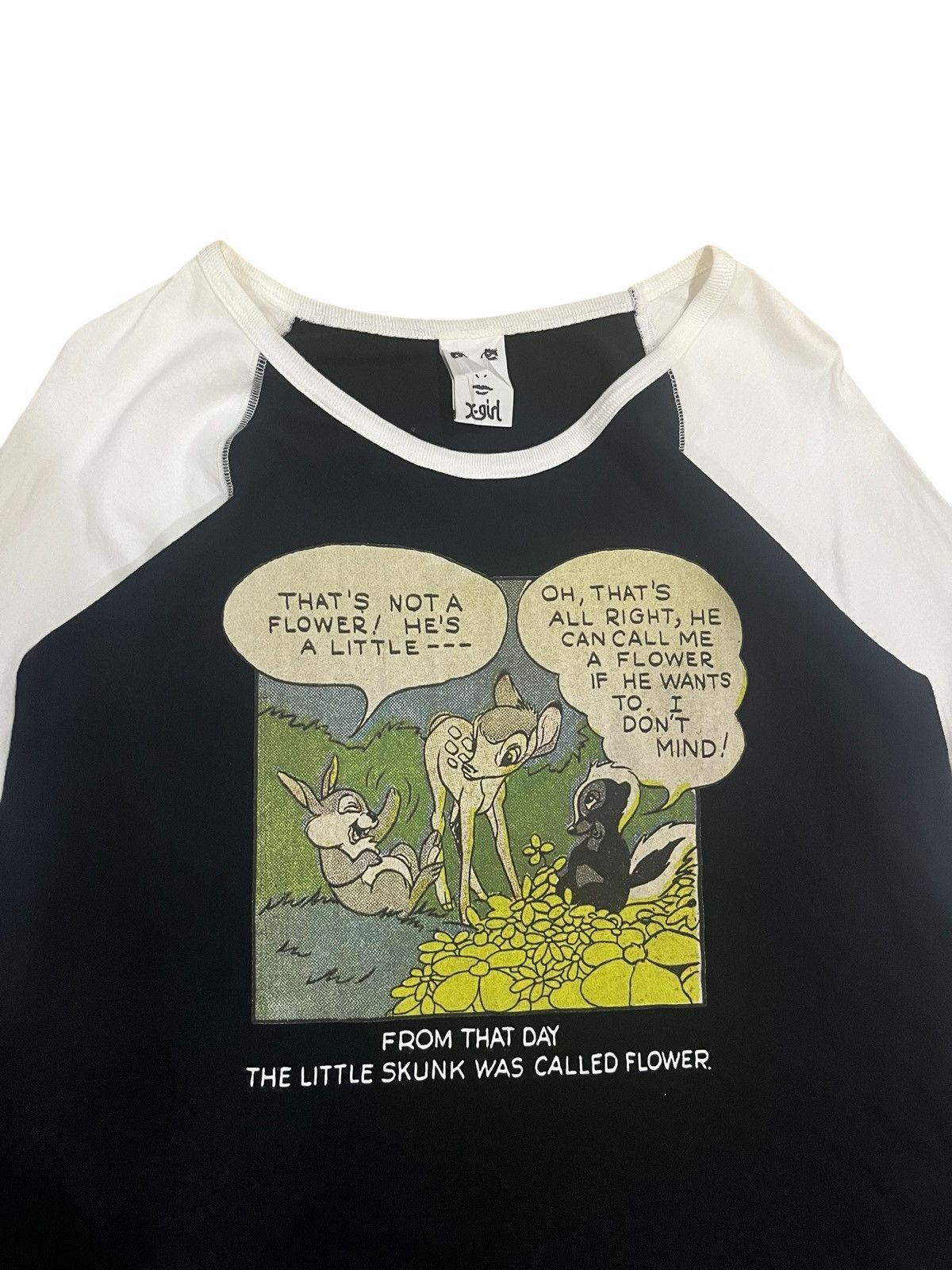 X-Girl X-GIRL❌DISNEY TEE DRESS SHIRT WHITE BLACK Size M / US 6-8 / IT 42-44 - 4 Thumbnail