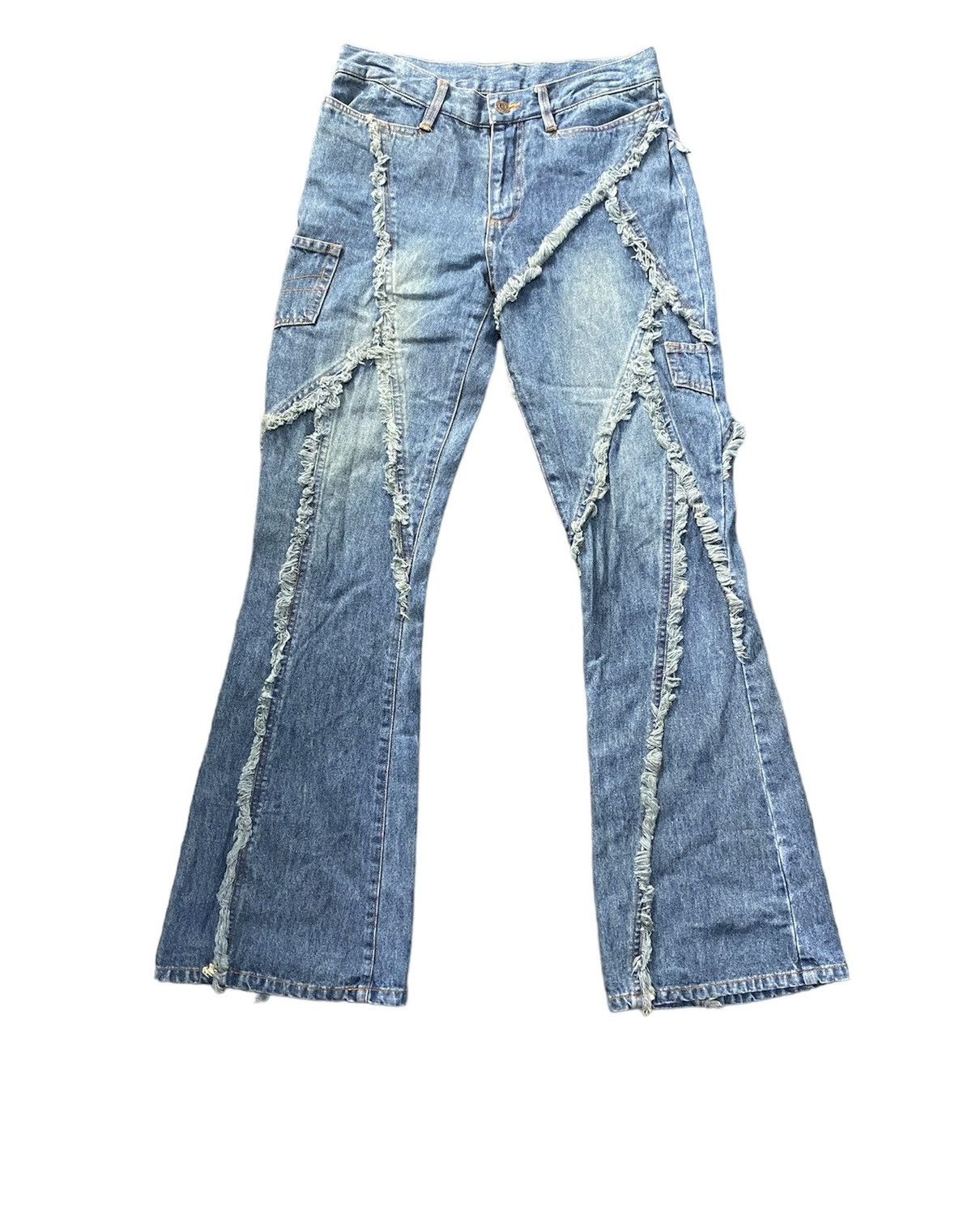 Sugarless Gal Reconstruction Flare Jeans