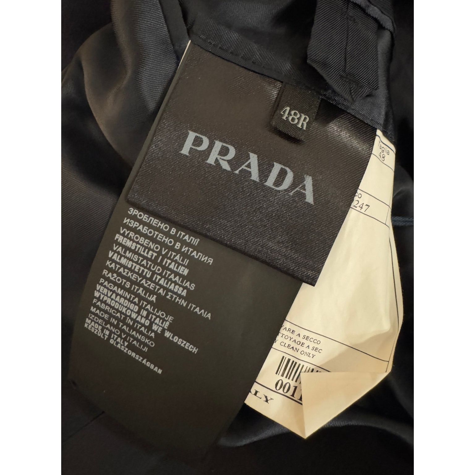 Prada Prada NWT Men's Navy Wool-Mohair Blend Full Suit Size 48R - 9 Thumbnail