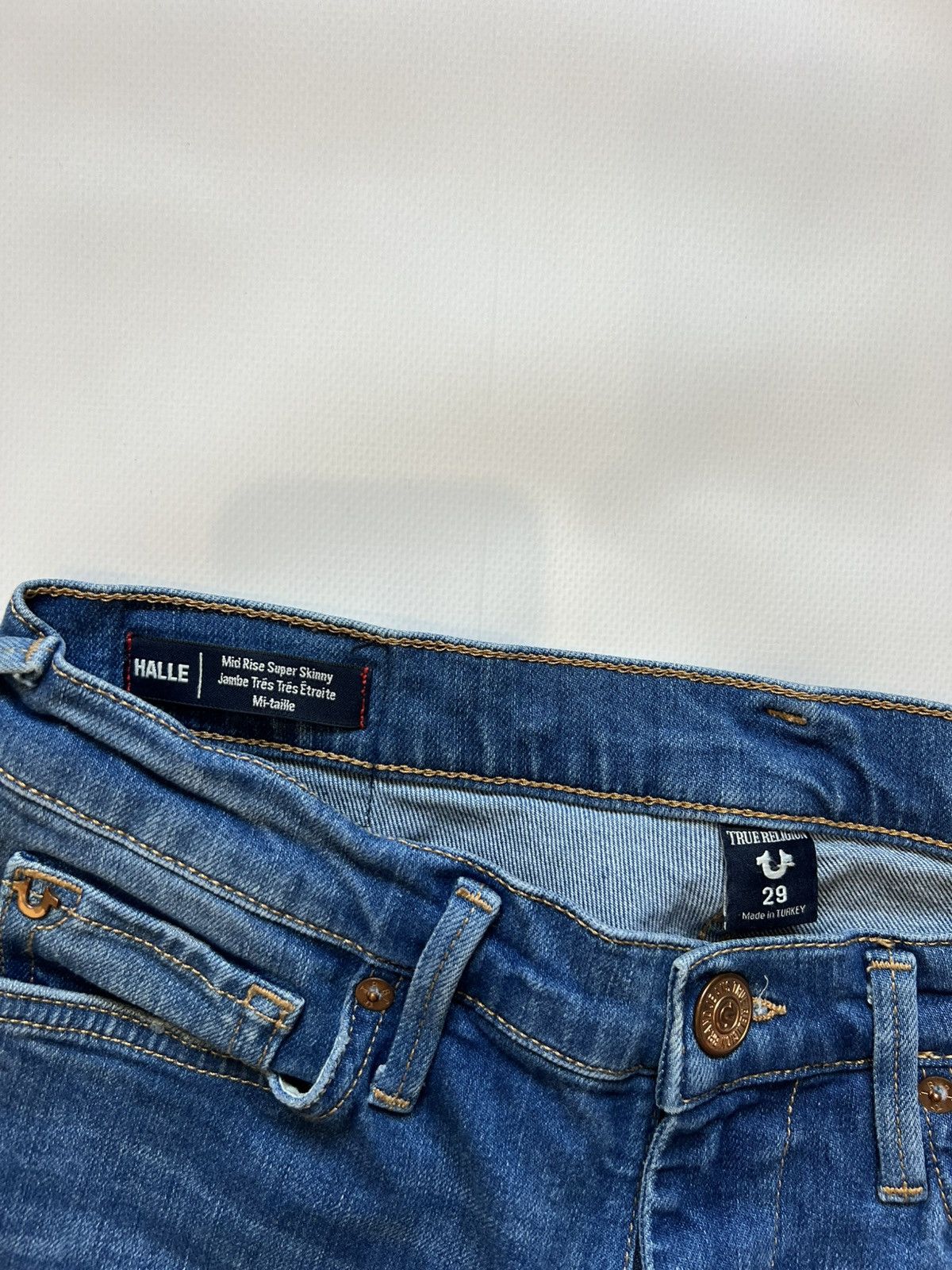True Religion True Religion Blue Denim Pants Jeans Womens Size 29" - 7 Thumbnail