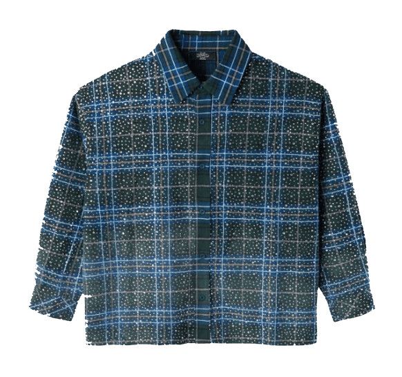 HMDD Crystal Flannel Green Blue Size US XL / EU 56 / 4 - 1 Preview