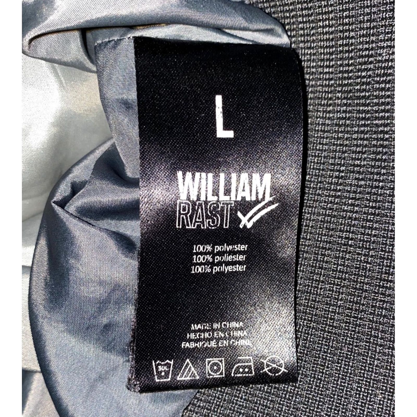 Vintage William Rast Mens Black Full Zip Jacket Size L Size US L / EU 52-54 / 3 - 5 Thumbnail
