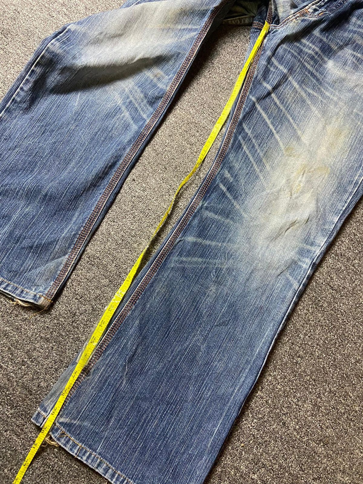 Edwin × Japanese Brand × Vintage Vintage Edwin XV Distressed Denim Jeans (128) Size US 35 - 9 Thumbnail
