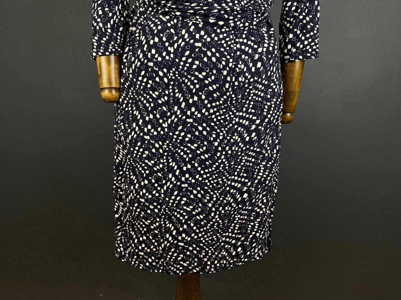 Designer Max Mara Studio Blue Desiner 3/4 Sleeve Midi Dress Size L Size L / US 10 / IT 46 - 8 Thumbnail