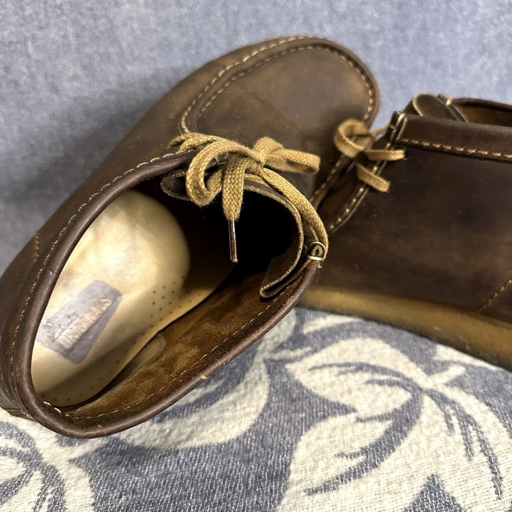 Clarks Clarks Wallabee Leather Sneakers Brown Size 11 M Men Cushioned Moccasin Casual Shoes Size US 10 / EU 43 - 4 Thumbnail