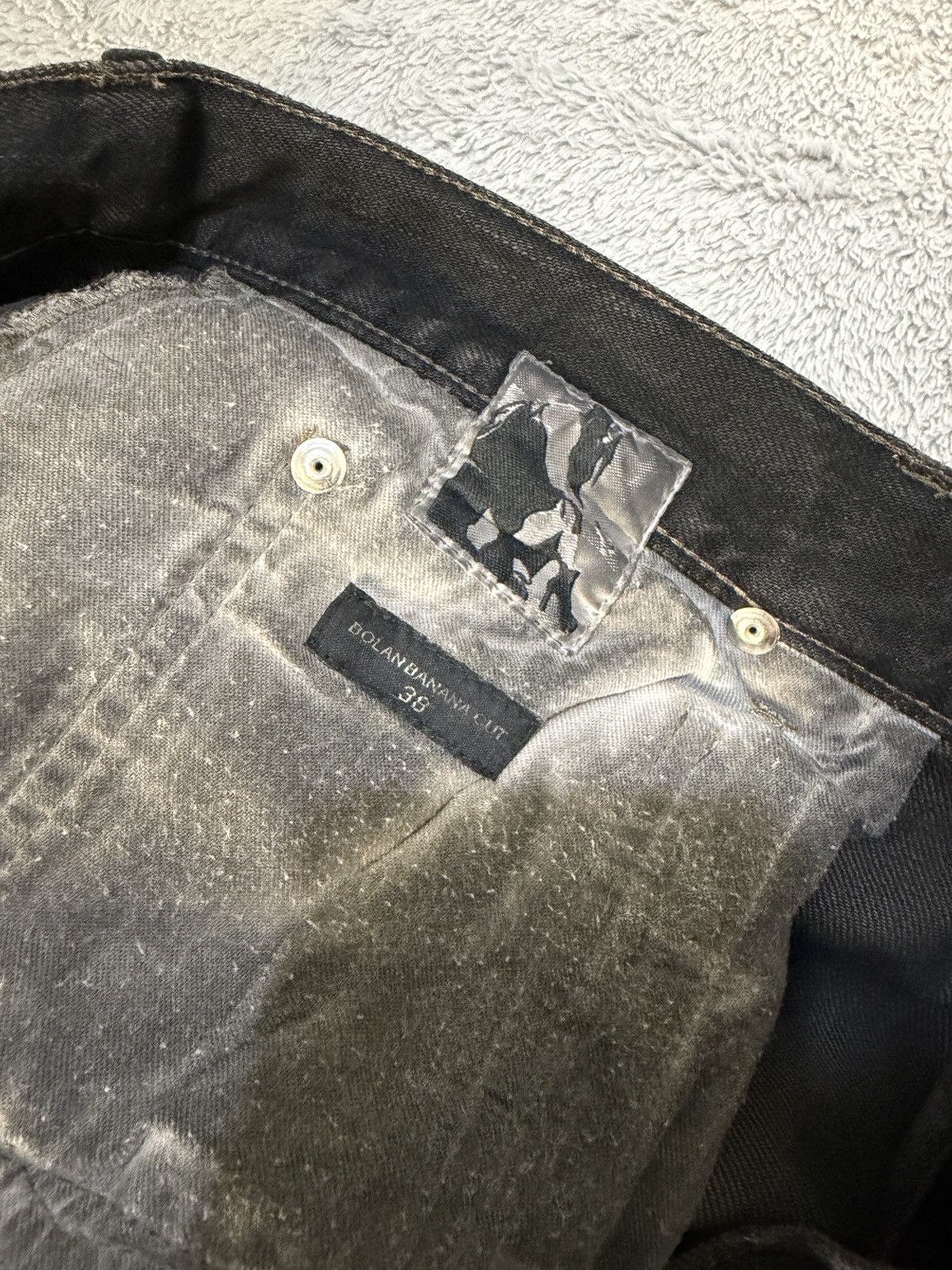 Rick Owens Drkshdw Rick Owens DRK Bolan banana cut jean Size US 38 / EU 54 - 8 Thumbnail