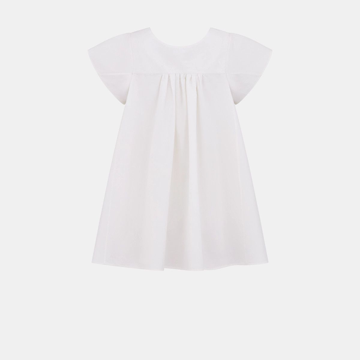 Dior o1bcso1str0225 Huipil Inspired Blouse in Ecru Size L / US 10 / IT 46 - 2 Thumbnail