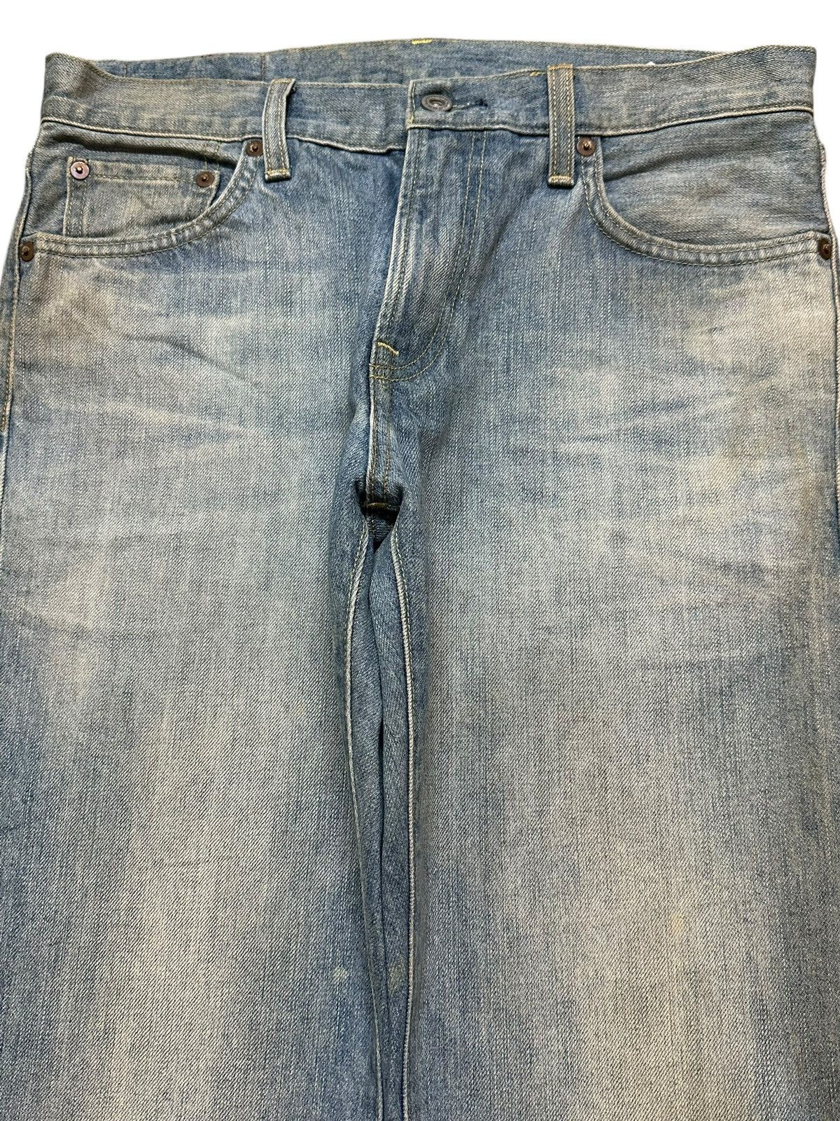 Uniqlo Vintage Japanese Uniqlo Blue Mud Wash Faded Style Loose Fit Size US 31 - 3 Thumbnail