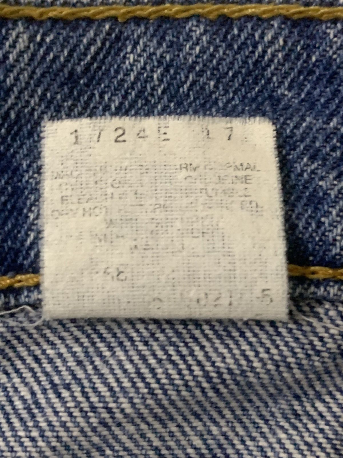 Levi's Vintage painted & dirty Levi’s Orange Tab Made In USA Size US 32 / EU 48 - 24 Thumbnail