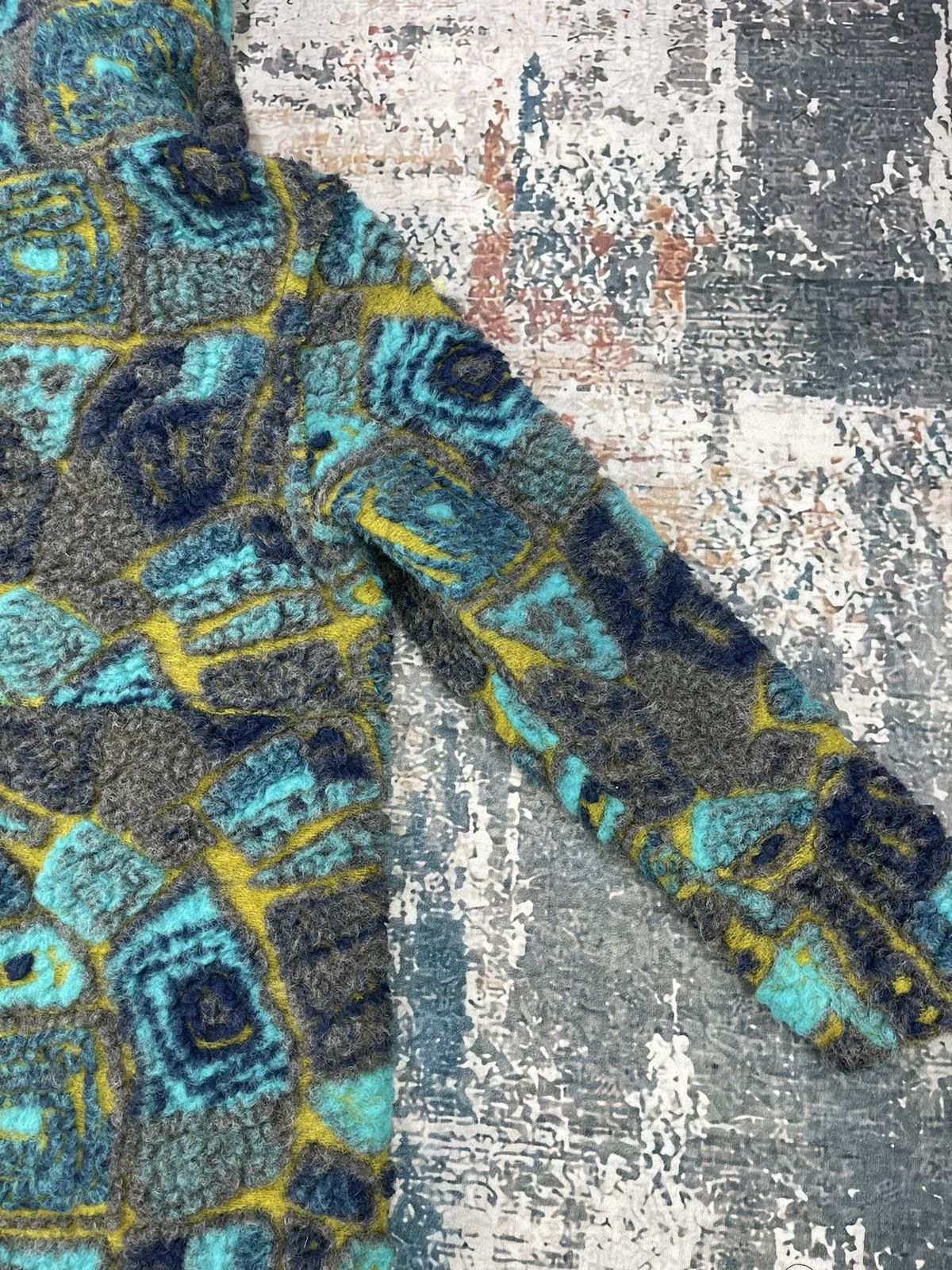 Japanese Brand Miyako Sen-I Hooded Boho Azure Tribe Native Jackets Size ONE SIZE - 8 Thumbnail