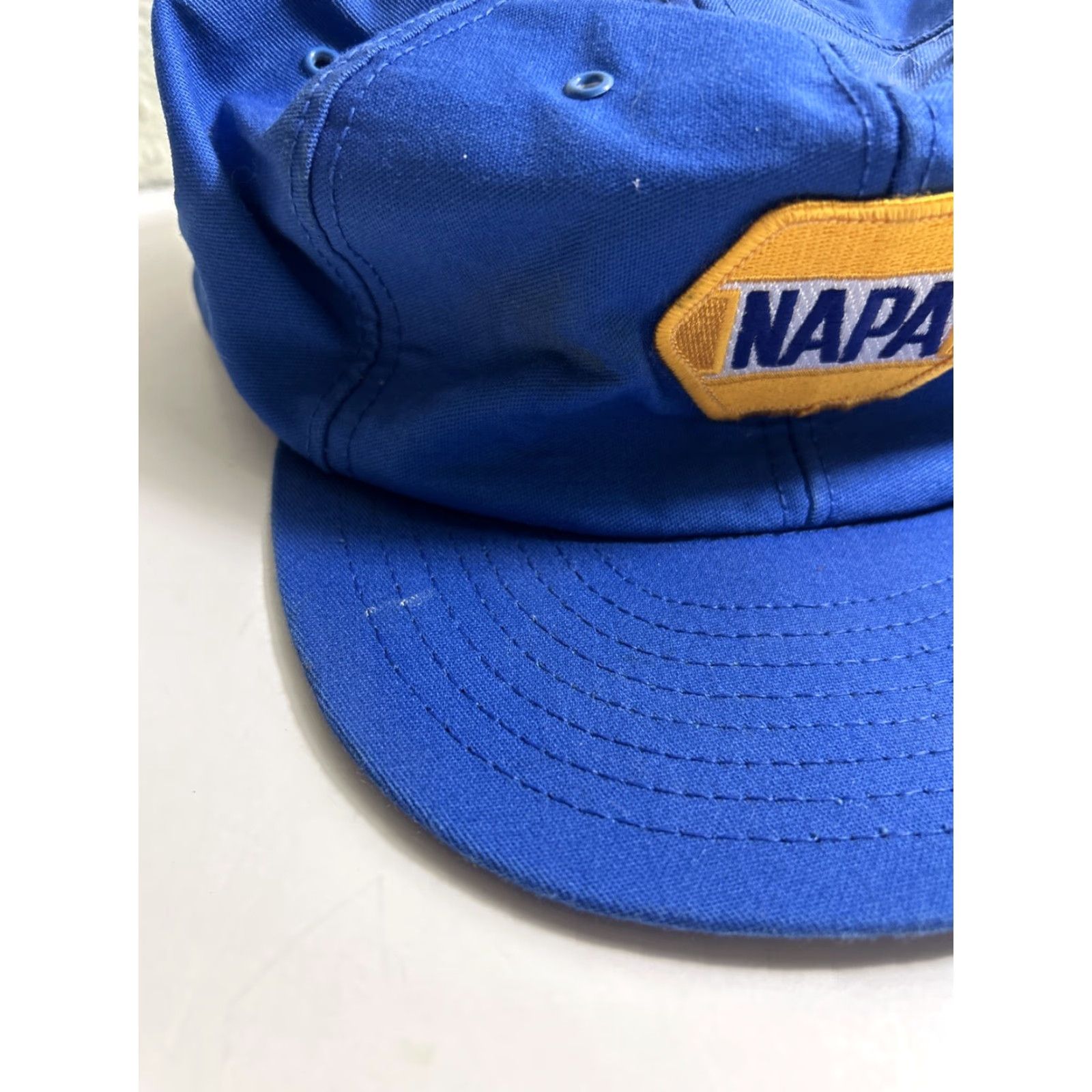 Vintage VINTAGE Napa Auto Parts SnapBack Baseball Hat Blue Yellow Men Adjustable Cap Size ONE SIZE - 2 Thumbnail
