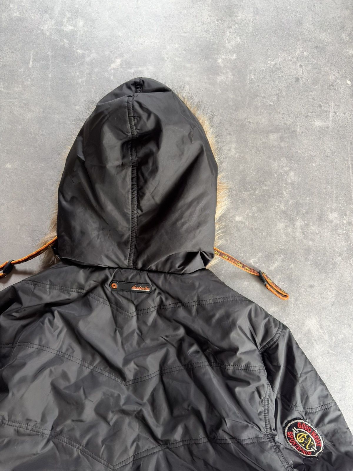 Akademiks Akademiks Faux Fur Hooded Baggy Patches Bomber Jacket L Size US L / EU 52-54 / 3 - 14 Thumbnail