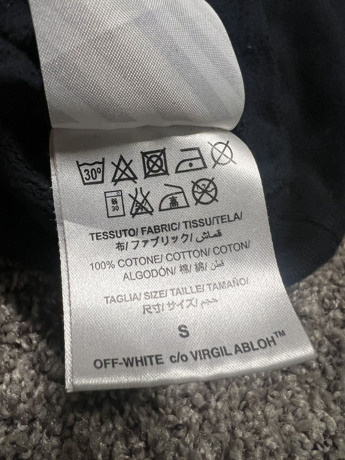 Off-White Off-White™ "Nebraska Cut Off" Diagonal Hoodie Size US S / EU 44-46 / 1 - 5 Thumbnail