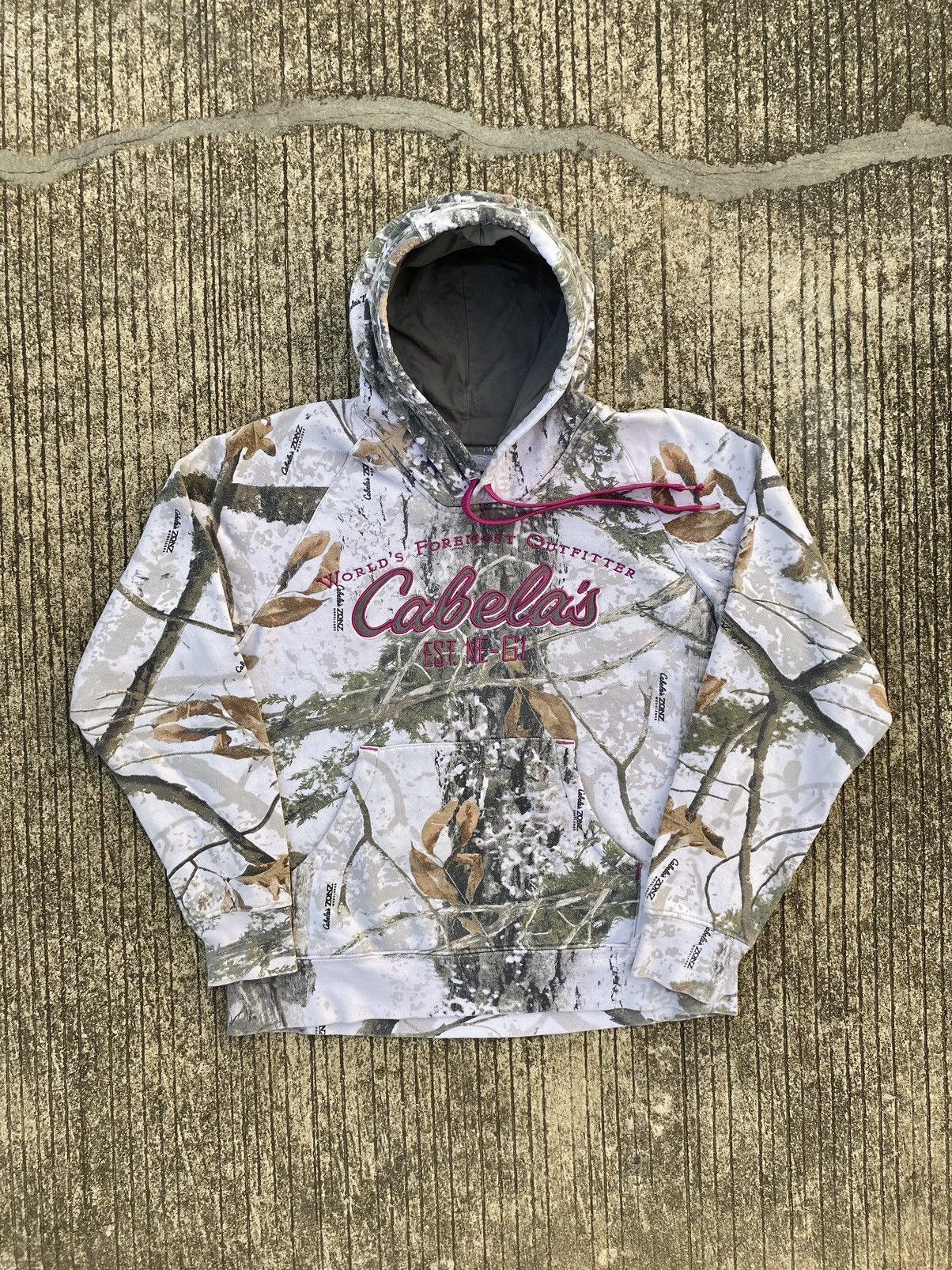 Realtree Vintage CABELA’S Realtree Hoodie Camo Size US L / EU 52-54 / 3 - 1 Thumbnail
