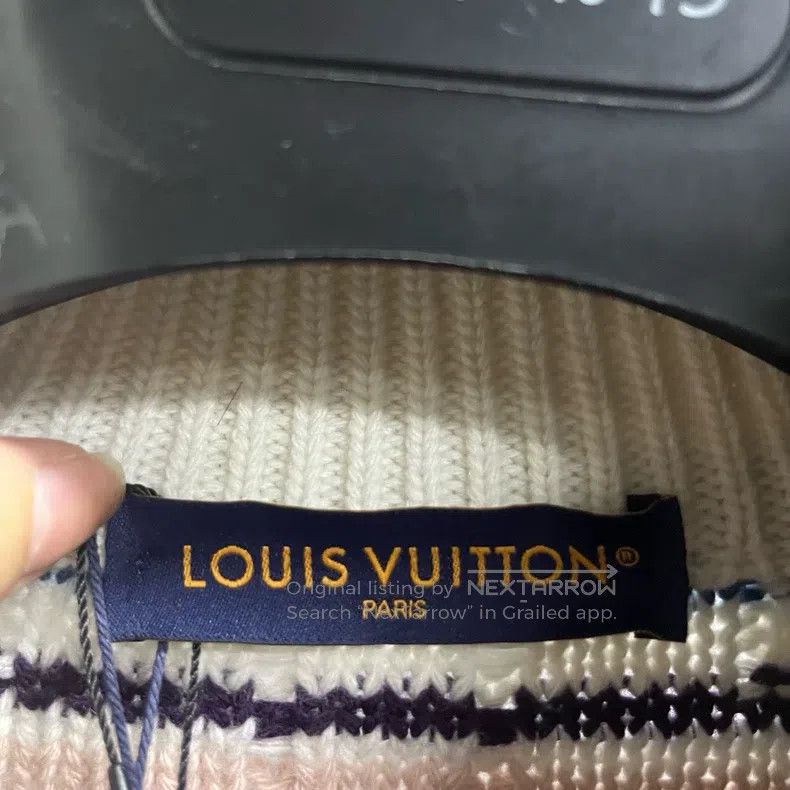 Louis Vuitton Louis Vuitton 26 New Striped Cabin Zip Closure Cardigan sw Size US XS / EU 42 / 0 - 3 Thumbnail