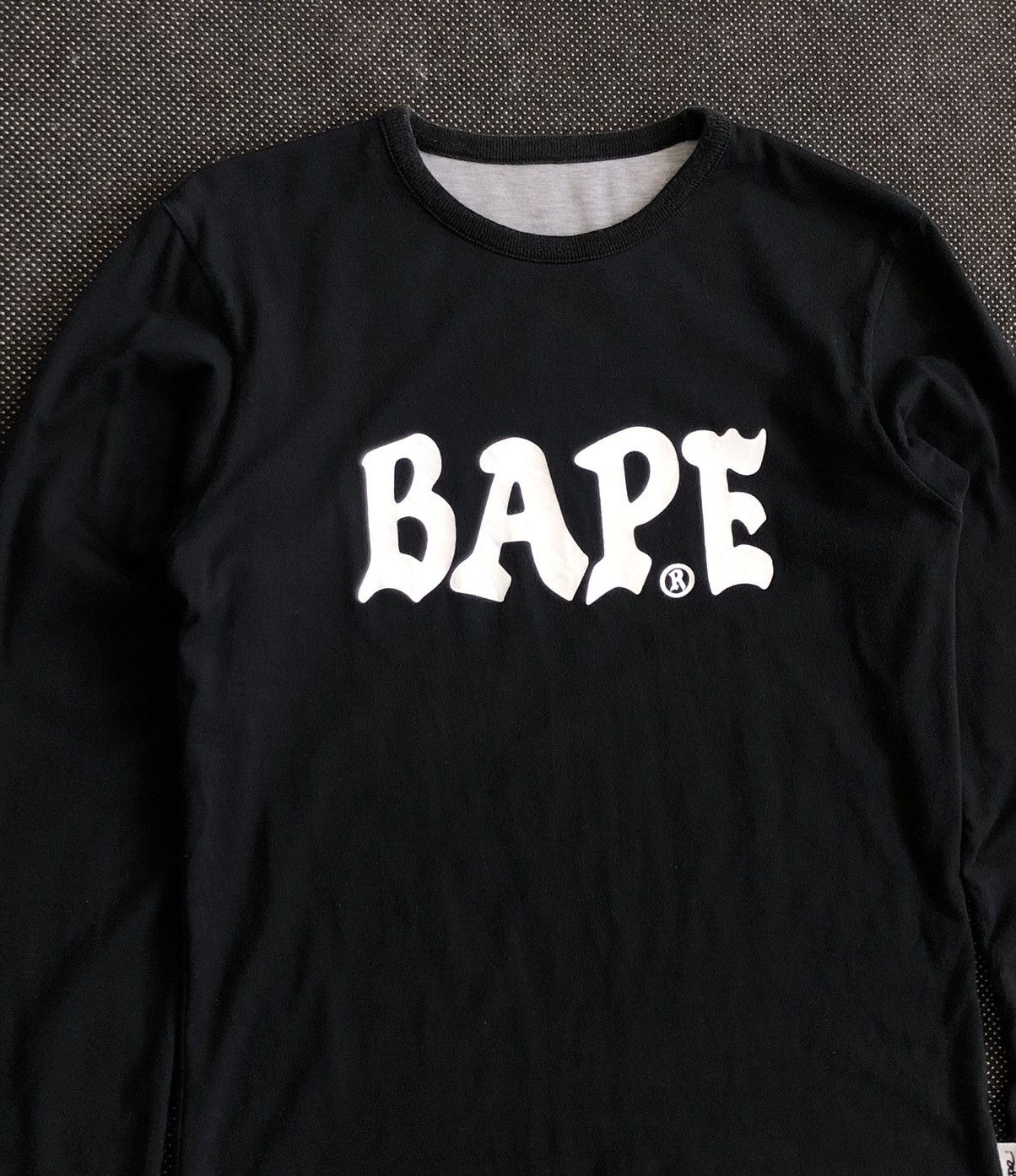 Bape VINTAGE BAPE REVERSIBLE L/S TEE UNISEX Size US S / EU 44-46 / 1 - 5 Thumbnail