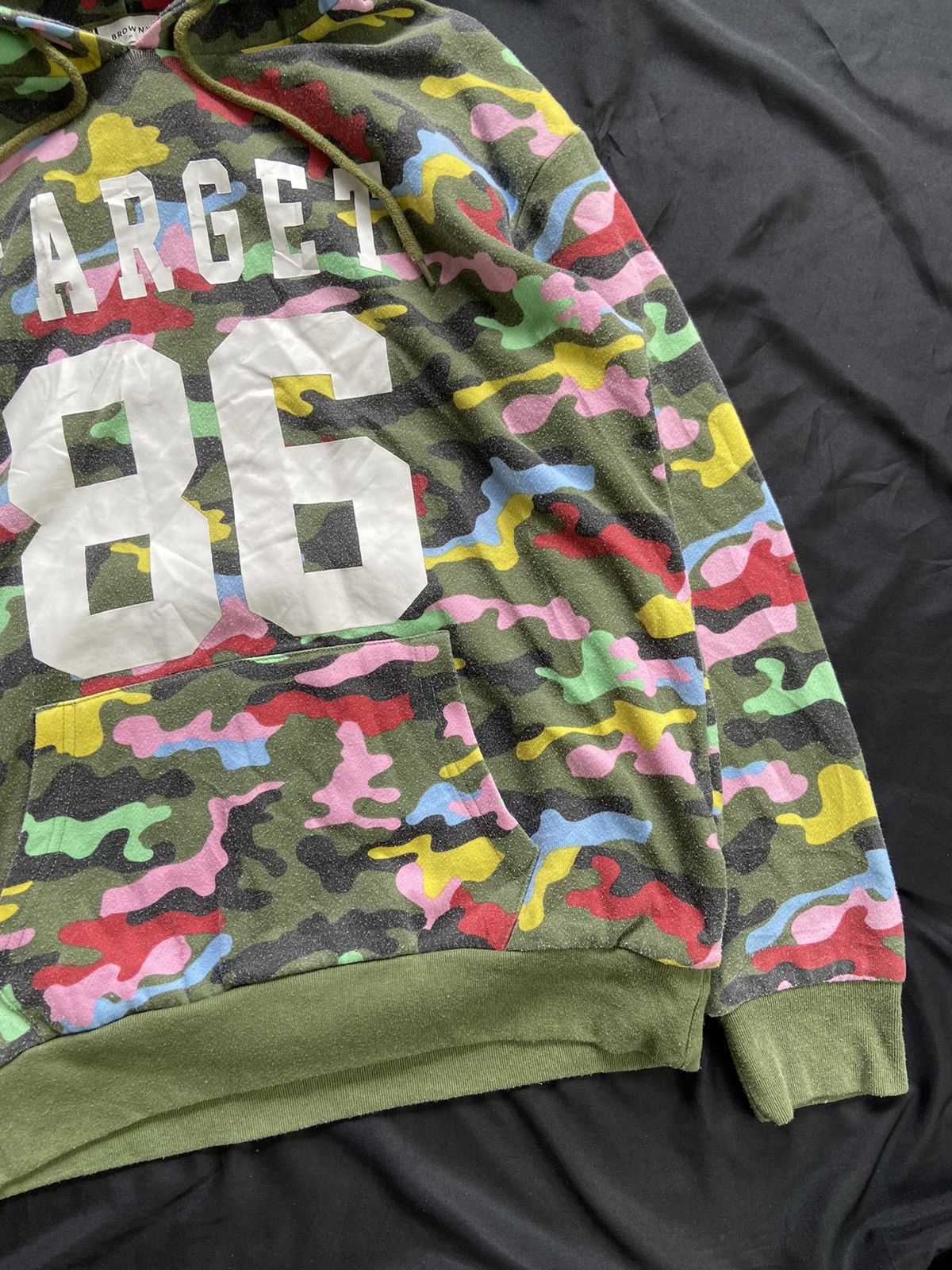 Japanese Brand TARGET 86 BROWNY ARMY HOODIE Size US M / EU 48-50 / 2 - 4 Thumbnail