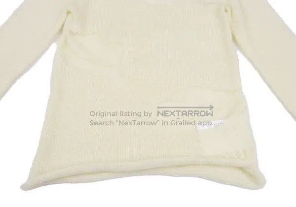 Comme des Garcons Comme Des Garcons Beige Retro Lips Knit Top Size XS / US 0-2 / IT 36-38 - 8 Thumbnail