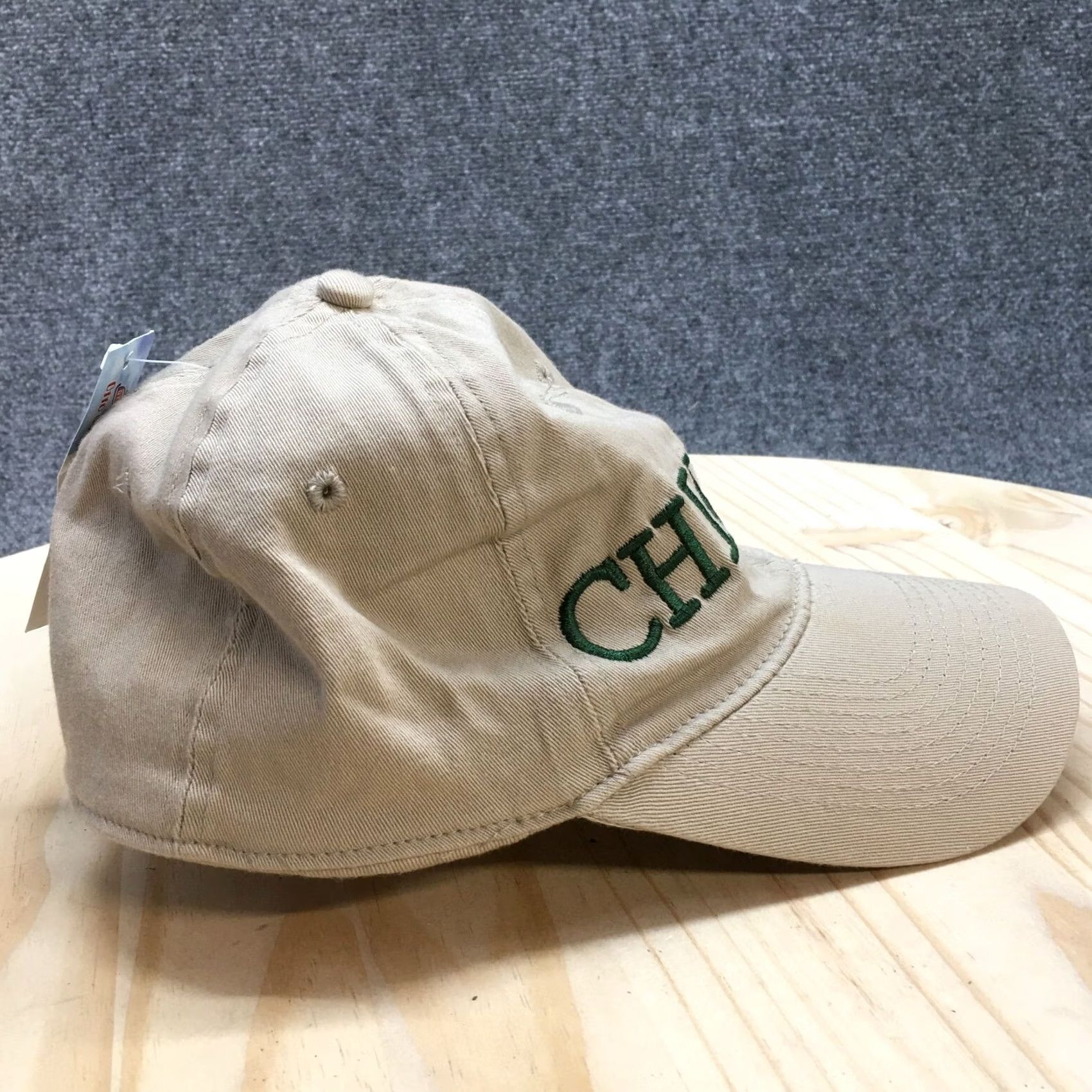 Vintage OTTO Chicago Baseball Cap Hat Mens Beige S-M Fitted Curved Brim Adjustable NWT Size ONE SIZE - 5 Thumbnail