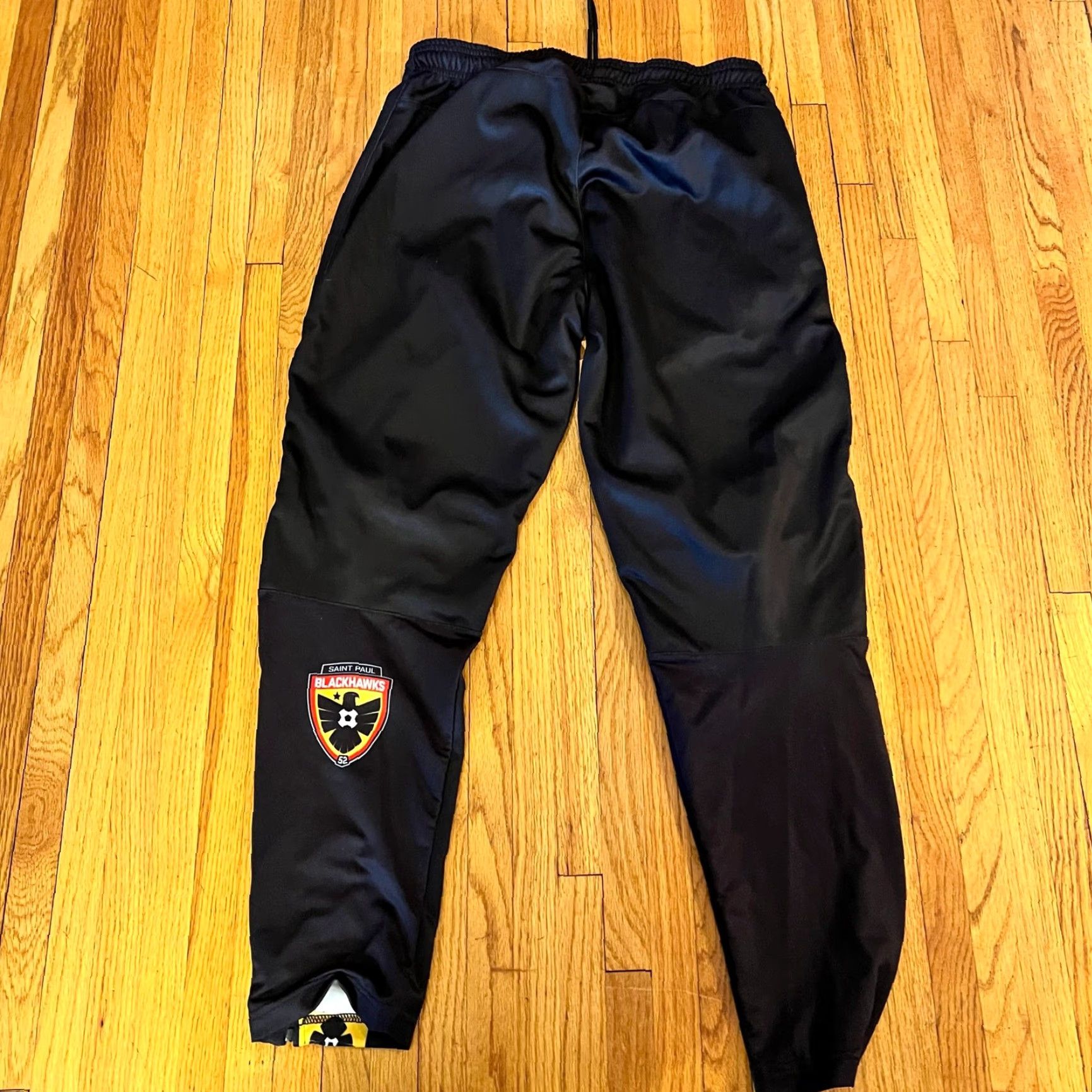 Vintage Podium Wear Pants Track Black Saint Paul Blackhawks Soccer Adult Large Mens Size US 33 - 4 Thumbnail