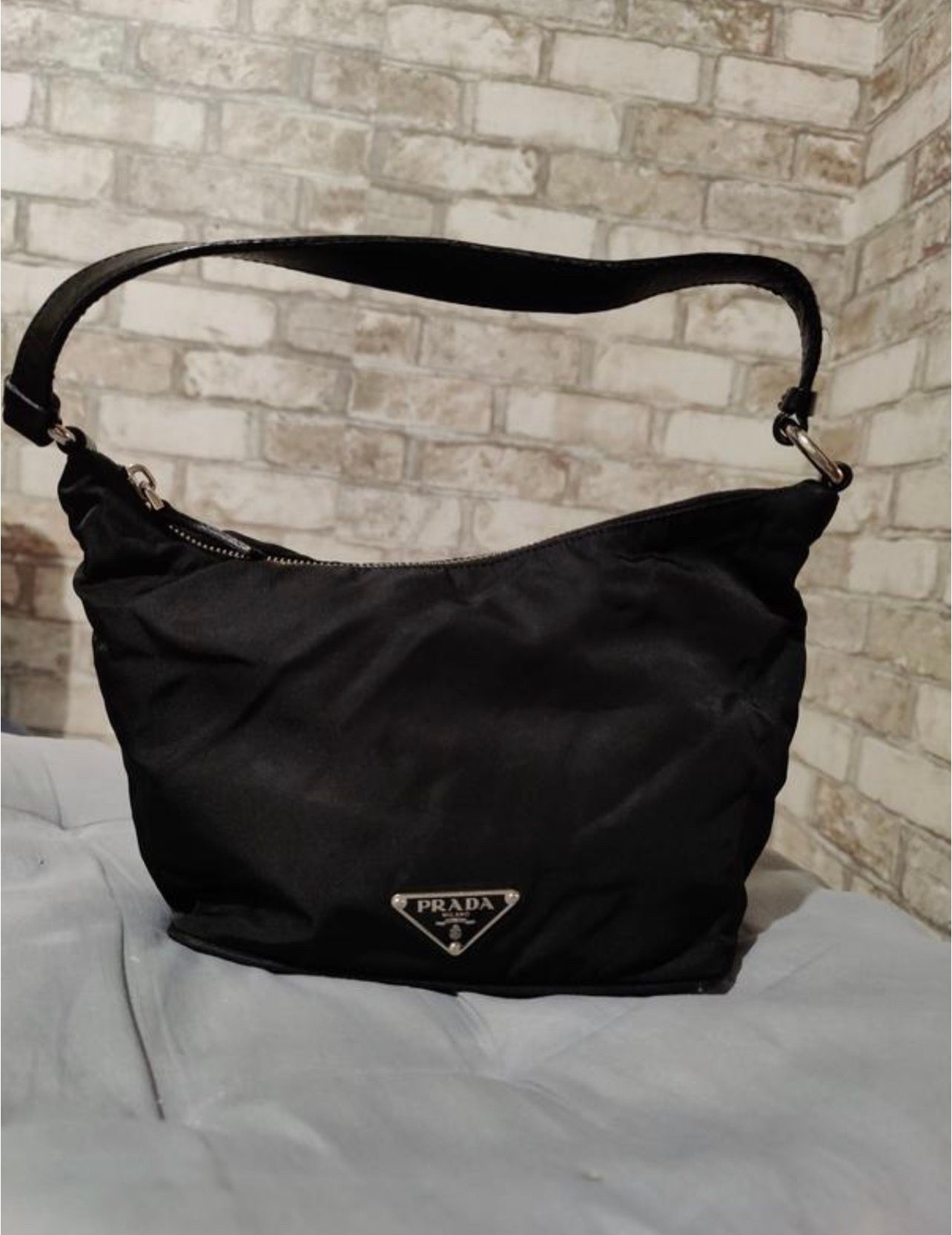 Vintage Prada Tessuto Nylon Pochette Bag