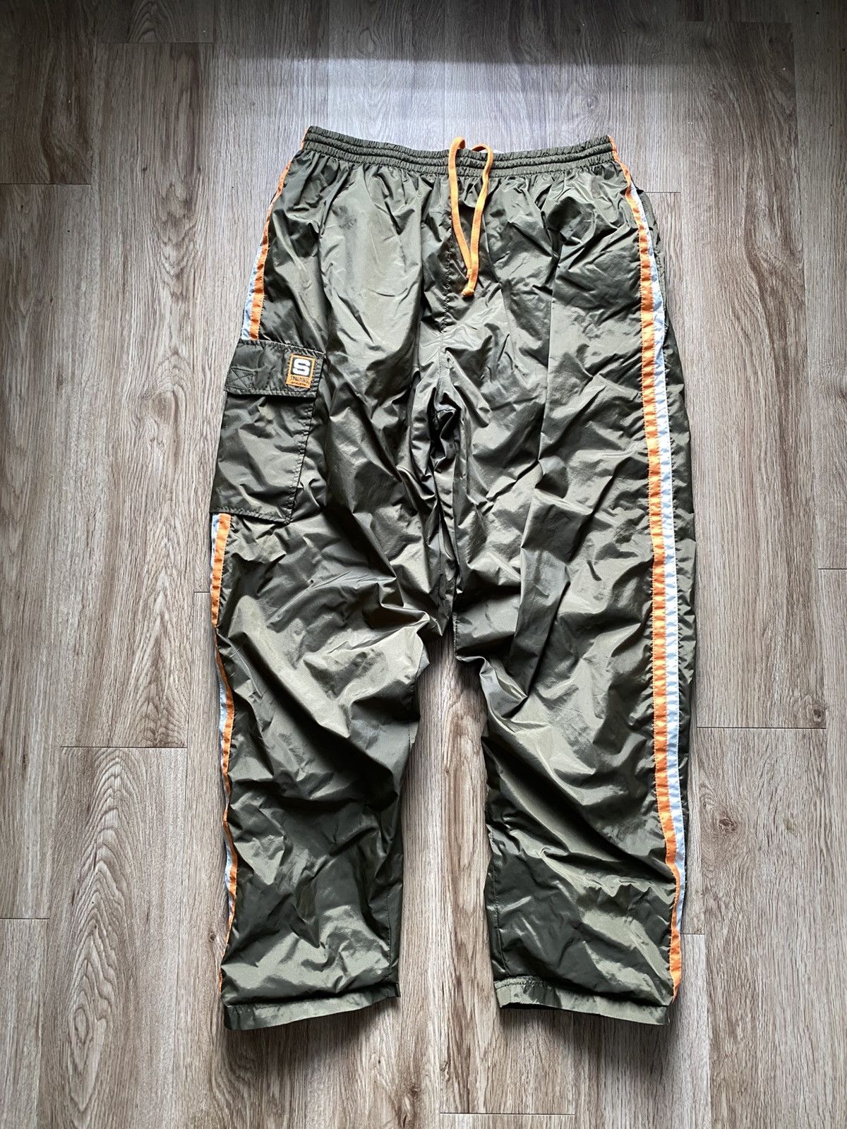 Spalding Vintage Spalding Y2K Baggy Track Pants Size US 36 / EU 52 - 1 Thumbnail
