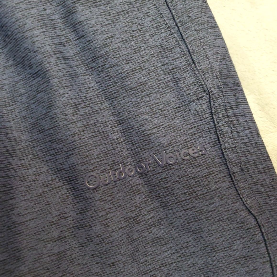 Outdoor Voices VINTAGE Outdoor Voices Sweat Pants Men S Blue Workout Stretch Elastic Waist Jogging Size US 29 - 5 Thumbnail