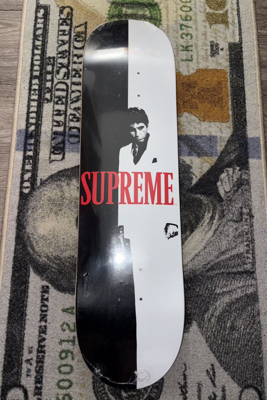 Supreme Scarface Split Skateboard | Grailed