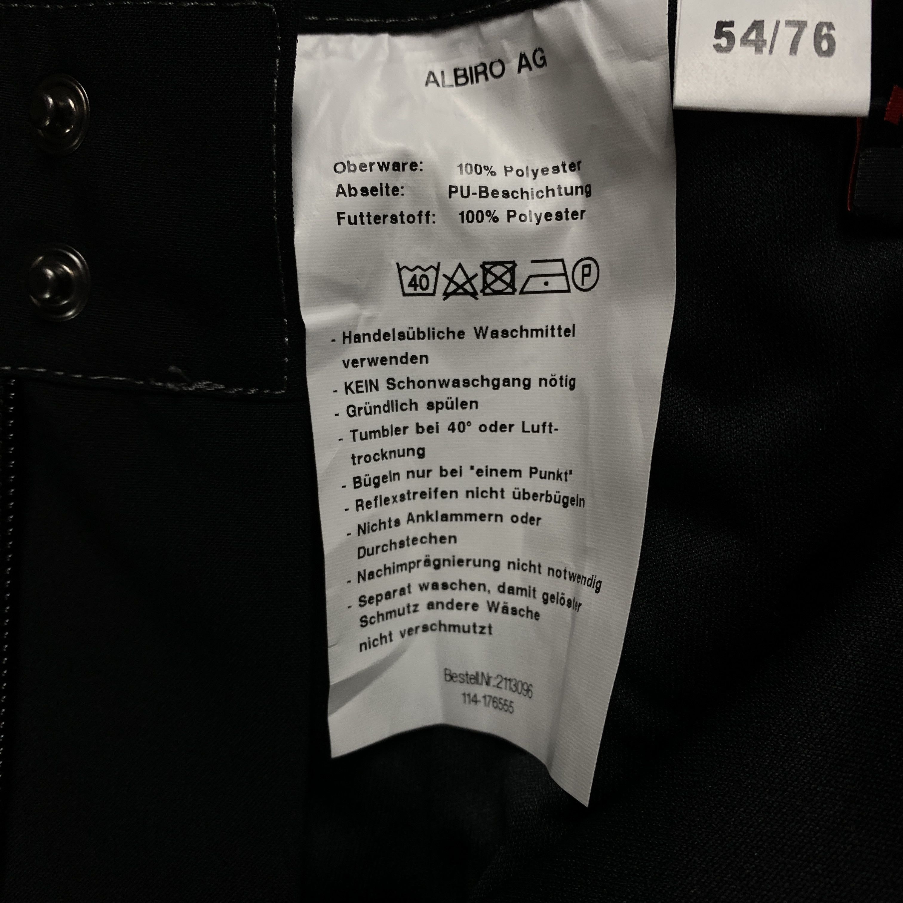 Mammut Men’s Outdoor Sky Pants Mammut Albiro Size 54/76 Size US 38 / EU 54 - 8 Thumbnail