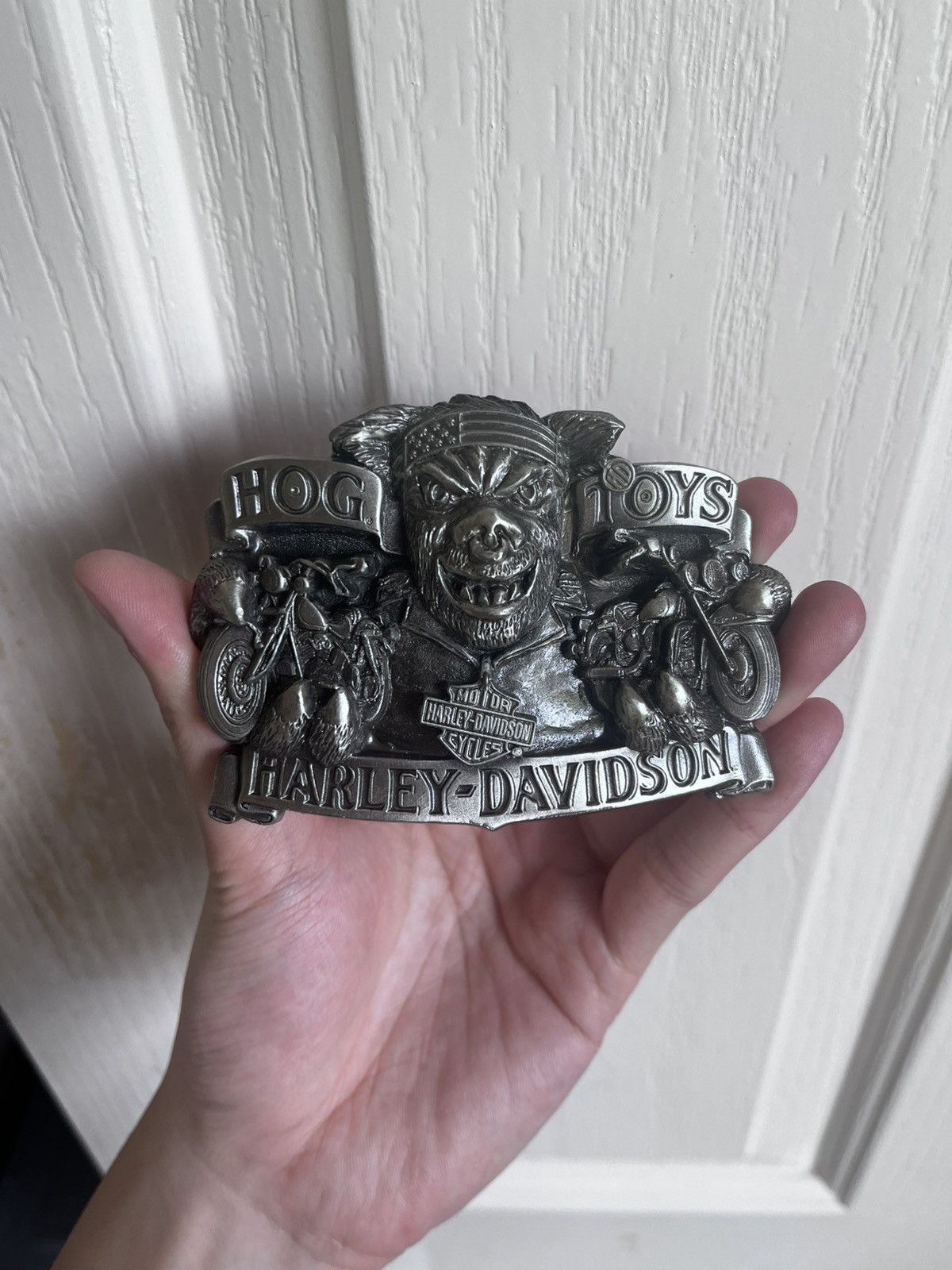 Harley Davidson Vintage Harley Davidson Hog Toys Belt Buckle Size ONE SIZE - 1 Thumbnail