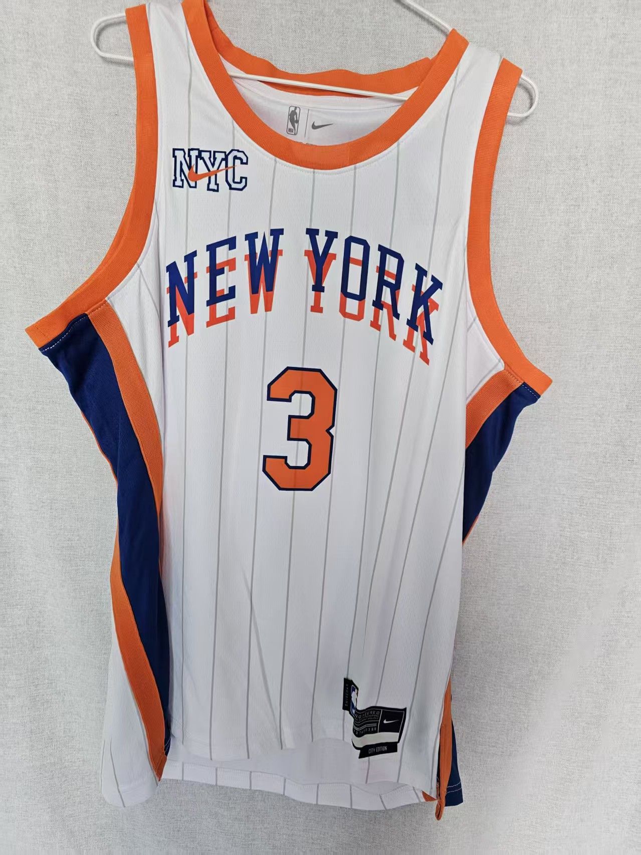 NBA Knicks #3 Josh Hart Jersey White XL Size US XL / EU 56 / 4 - 2 Thumbnail
