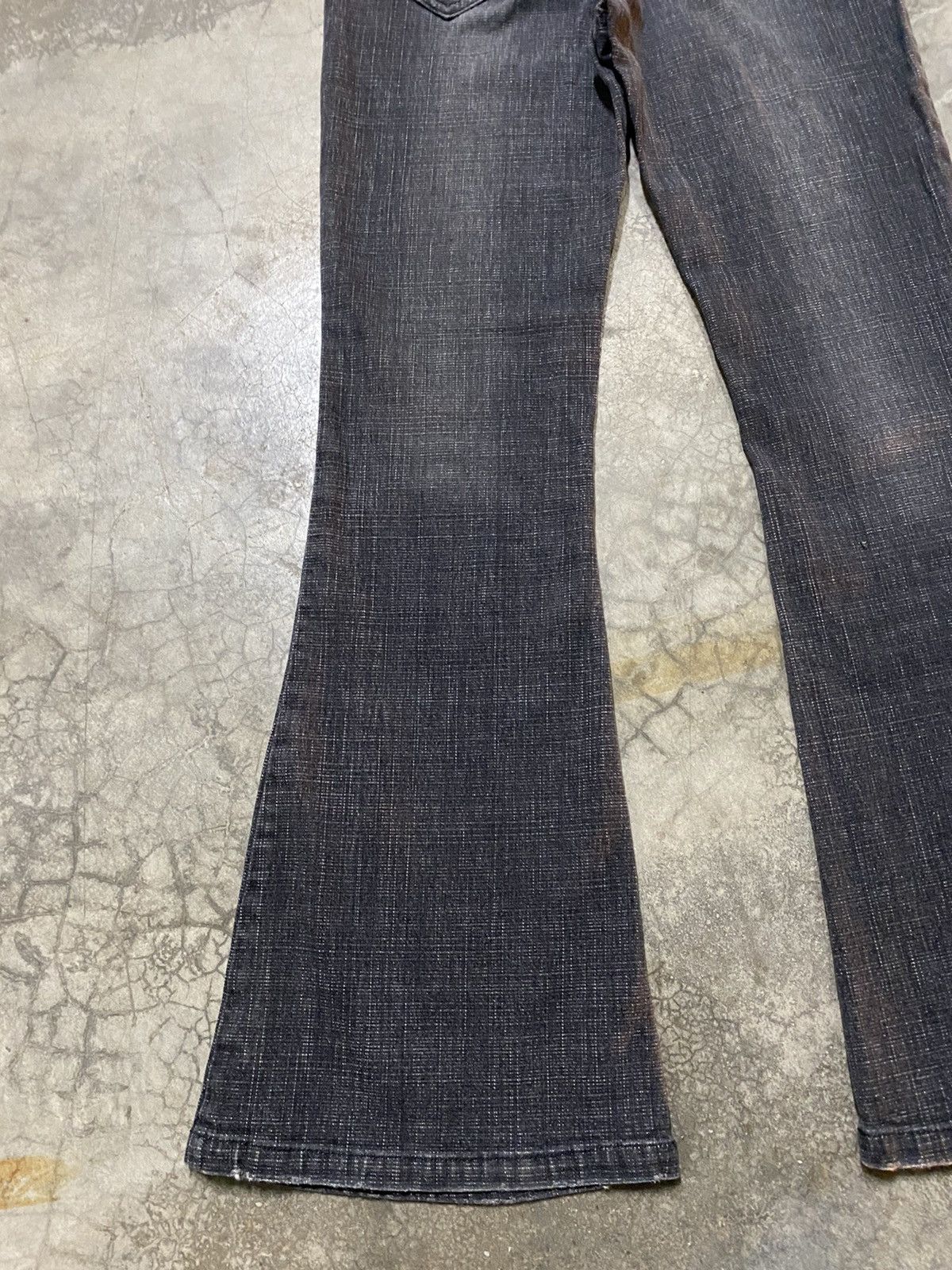 Hysteric Glamour × If Six Was Nine × Le Grande Bleu (L.G.B.) Flare Jeans Japanese Penty’s Stretch Denim p91 Size 27" / US 4 / IT 40 - 9 Thumbnail