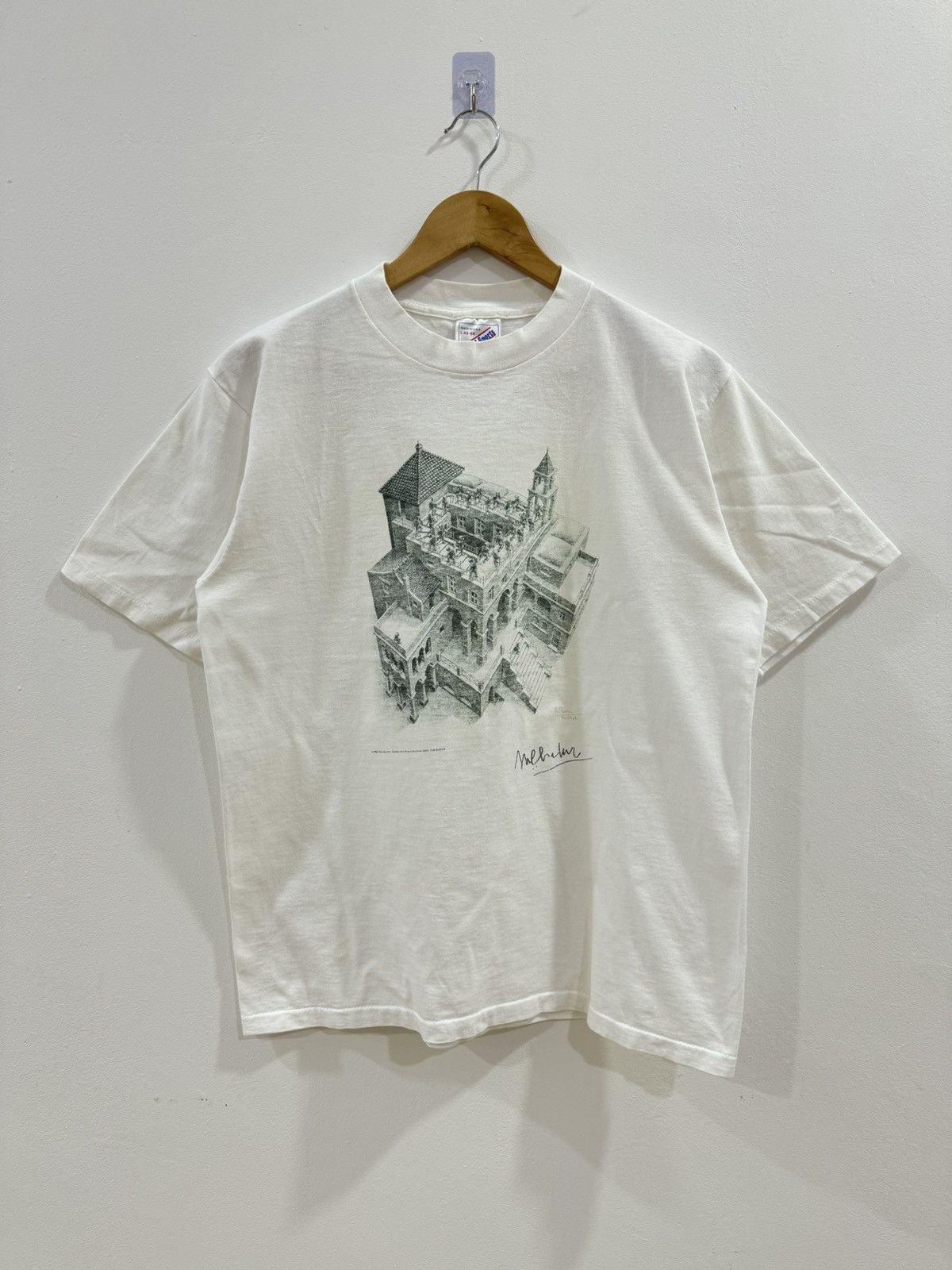 Vintage VINTAGE 90s ART MADRID'25 MC ESCHER SHIRT Size US M / EU 48-50 / 2 - 1 Thumbnail