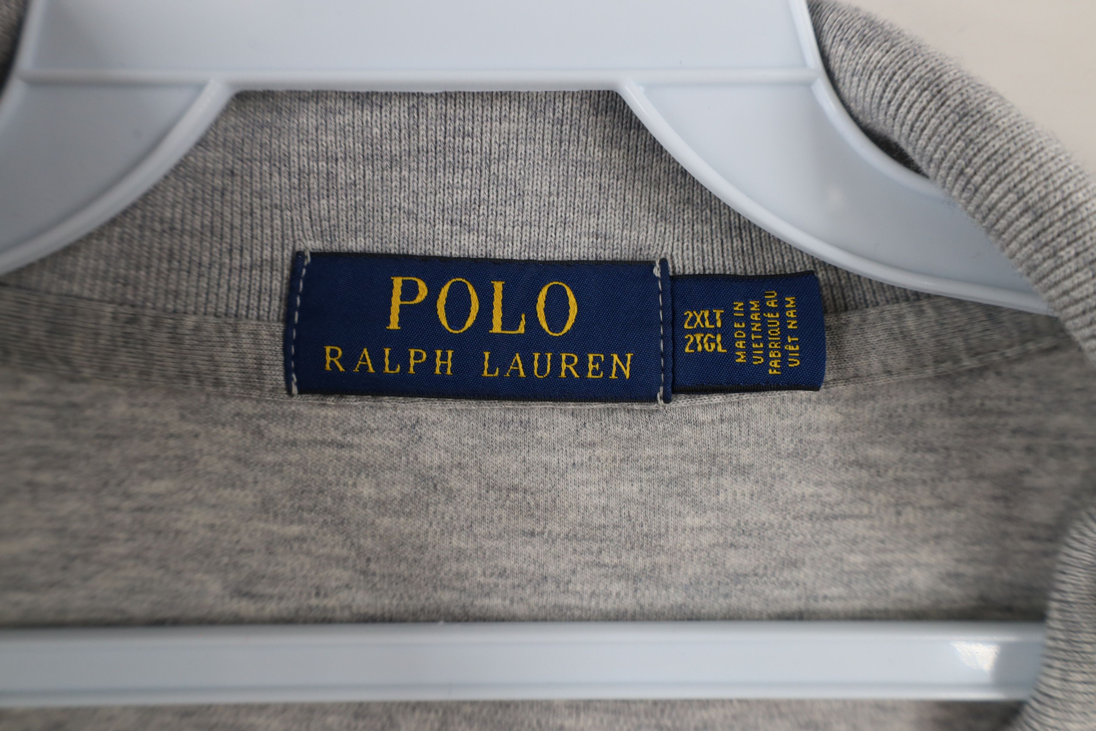 Ralph Lauren × Vintage New Ralph Lauren Short Sleeve Collared Golf Polo Shirt Gray Size US XXL / EU 58 / 5 - 7 Thumbnail