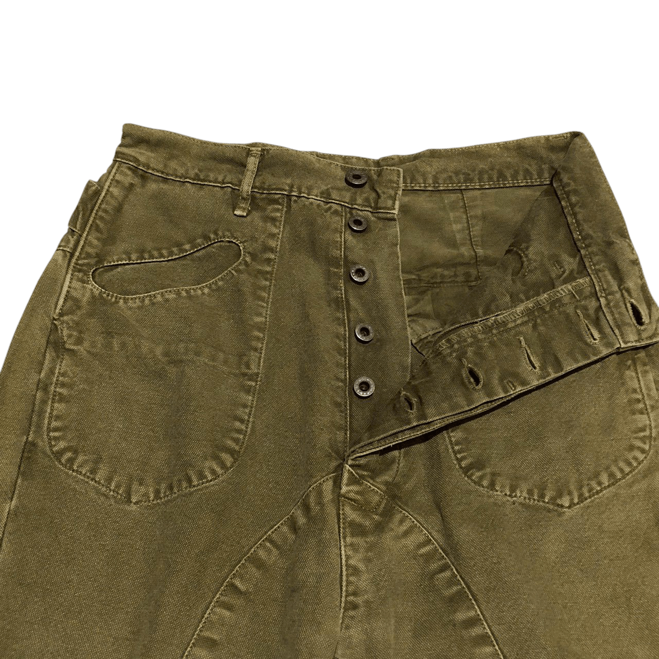 Kapital Kapital Canvas Army Utility Pants (Made in Japan) Size US 28 / EU 44 - 2 Thumbnail