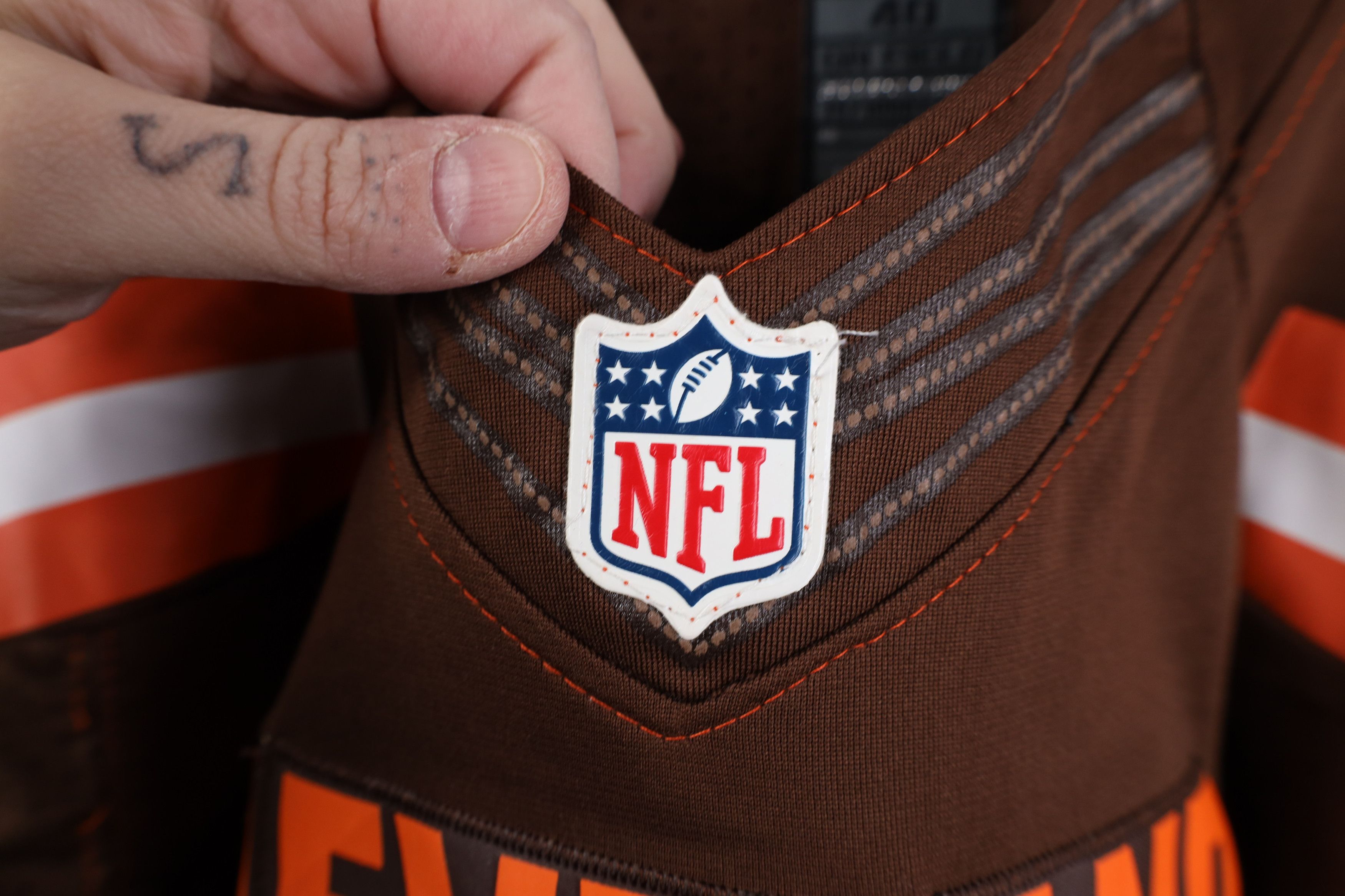 Nike Nike On Field Cleveland Browns Football Jersey Brown #7 Size US XXL / EU 58 / 5 - 10 Thumbnail