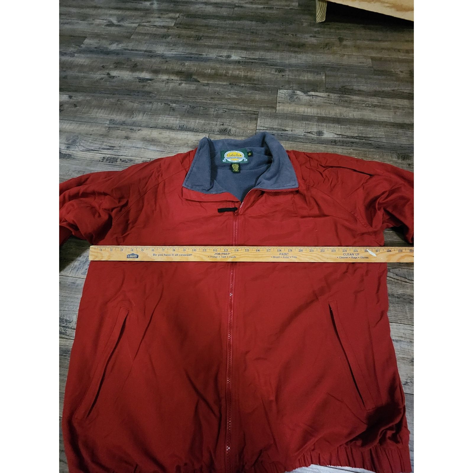 Cabelas Cabelas Outdoor Gear Red Jacket fleece line Sz Men XLT 2429 Size US XL / EU 56 / 4 - 4 Thumbnail