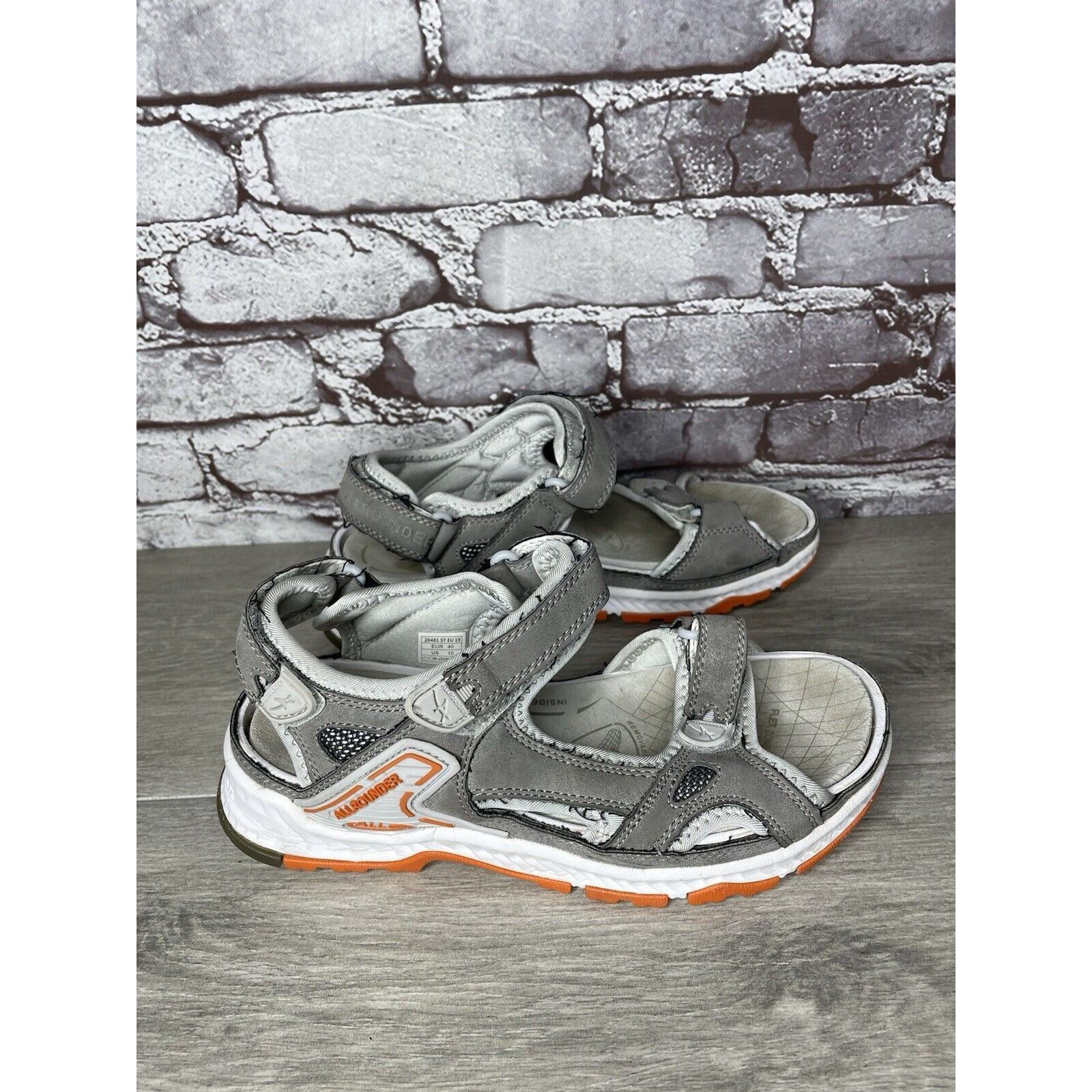Mephisto Mephisto Allrounder Lagoona Larmessa Grey Nubuck Textile Str Size US 10 / IT 40 - 10 Thumbnail
