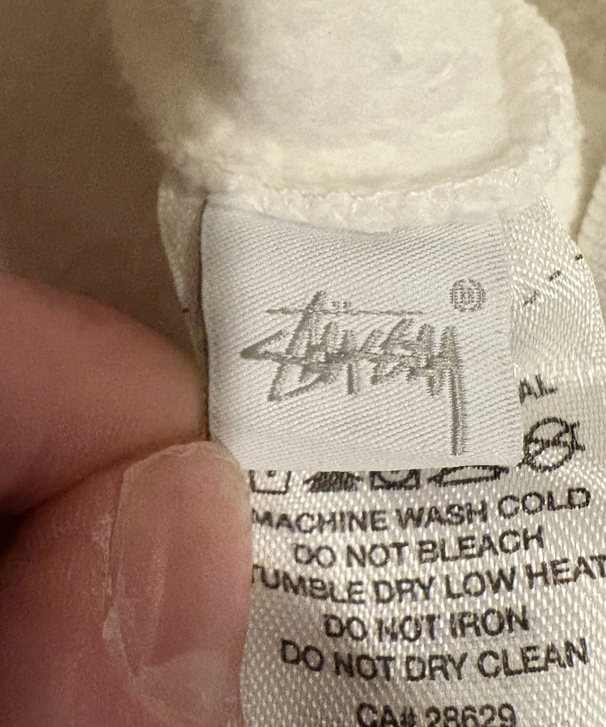 Stussy Stüssy 8 Ball Hoodie Pigment Dyed - Natural - Size Large Size US L / EU 52-54 / 3 - 10 Thumbnail