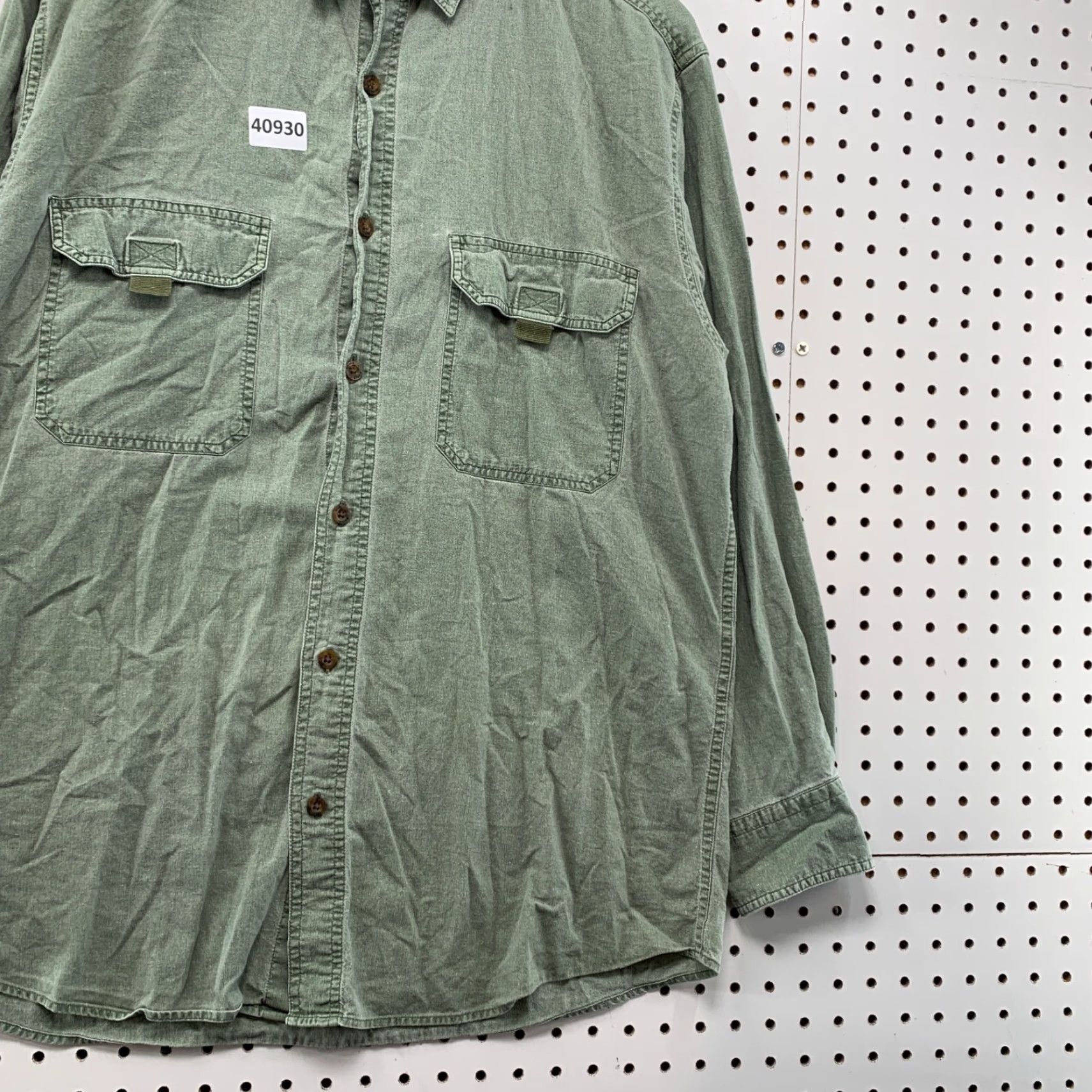 Vintage Vintage Woolrich Outdoor Shirt Men Medium Green Utility Hunt Military 23x30 Size US M / EU 48-50 / 2 - 6 Thumbnail