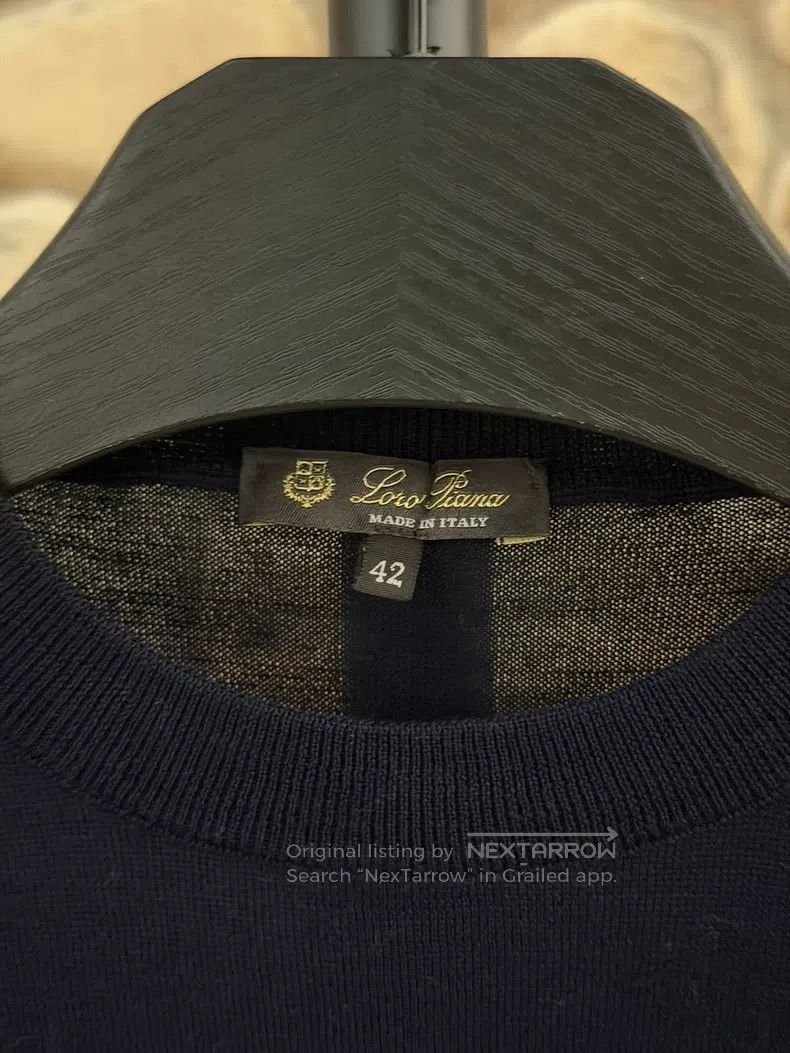 Loro Piana Loro Piana Black Long Sleeve Knit Sweater Size US XS / EU 42 / 0 - 2 Thumbnail