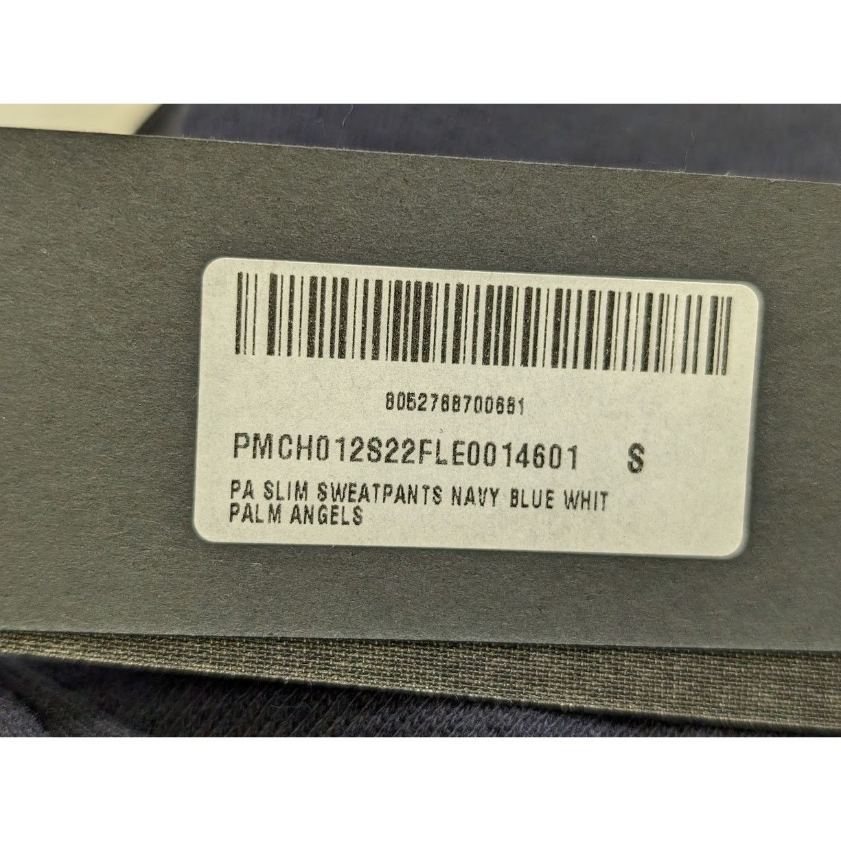 Palm Angels o1rshd1 PA Slim Sweatpant & Jogger in Navy Blue/White Size US 30 / EU 46 - 22 Thumbnail