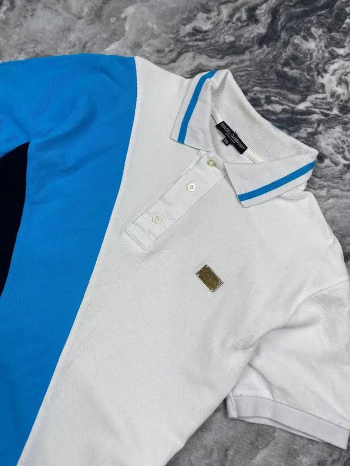 Dolce & Gabbana Dolce & Gabbana Polo Shirt Metal logo Size US L / EU 52-54 / 3 - 2 Thumbnail